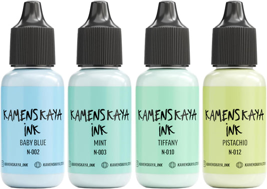 Alcohol Ink Set - 34 Color Variations - Set #21-4 Alcohol Inks x 0.51 fl oz (15 ml)