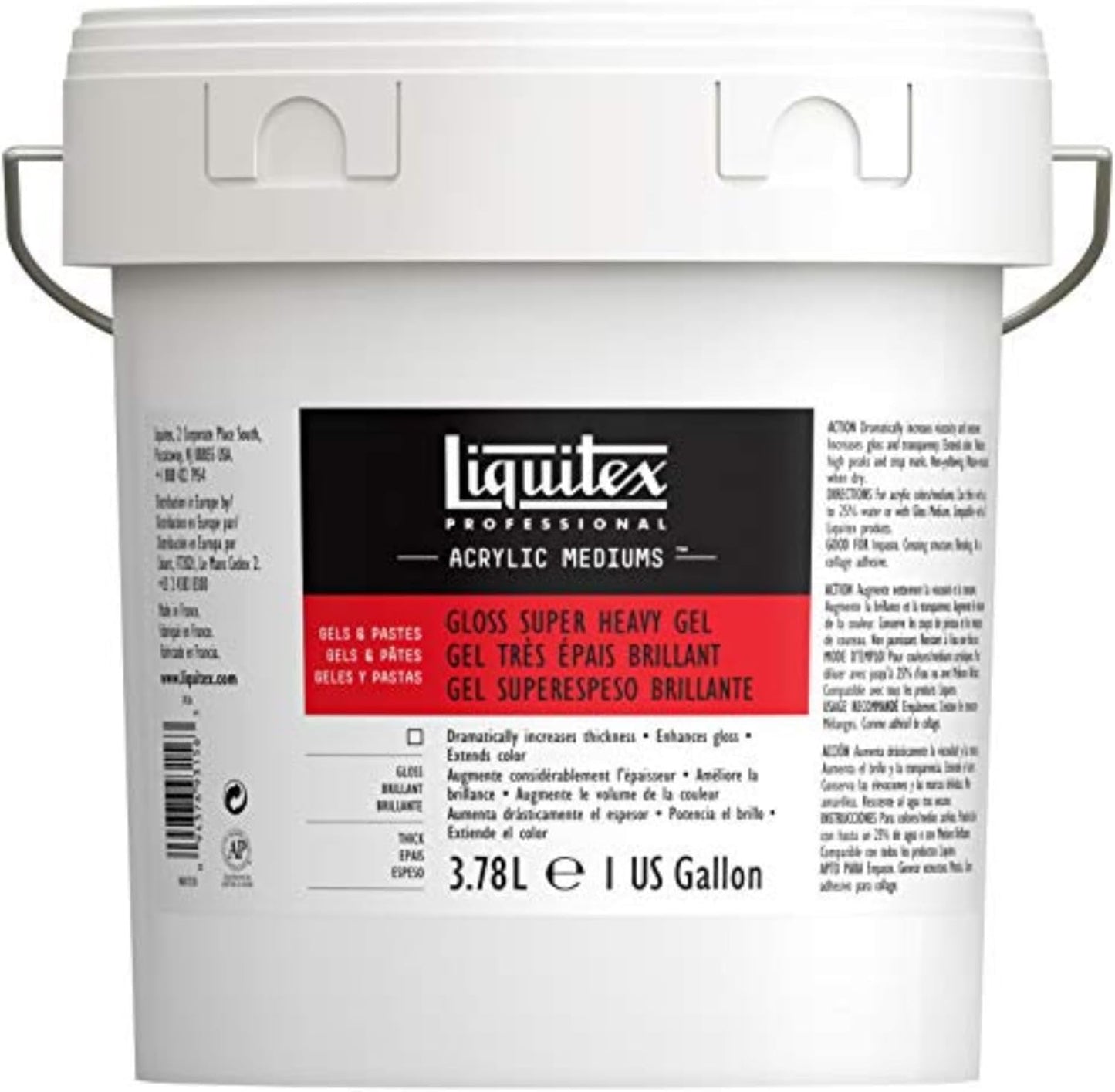 Liquitex Professional Gloss Super Heavy Gel Medium, 3.78L (128-oz)