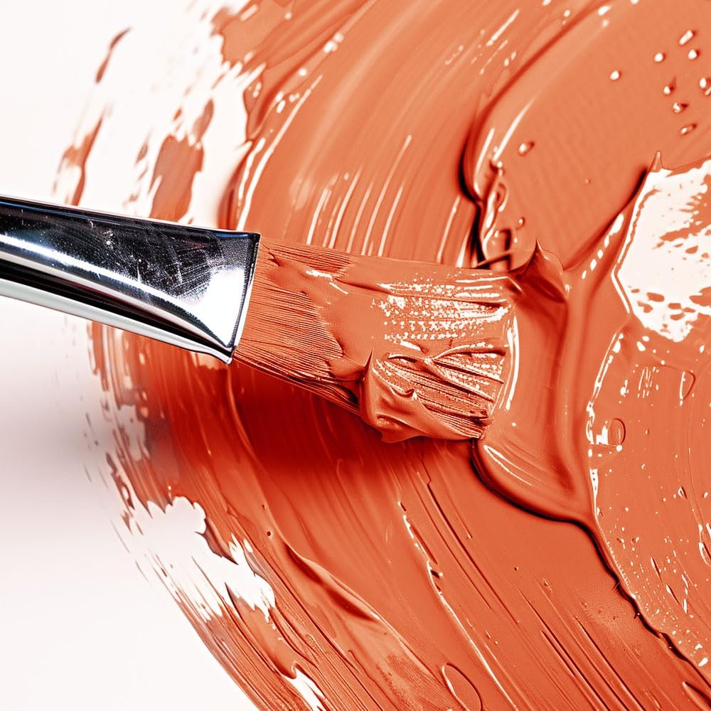 Mont Marte Discovery School Acrylic, Orange, 1/2 Gallon (2 Liter). Ideal for Students and Artists. Excellent Coverage and Fast Drying. Pump Lid Included.