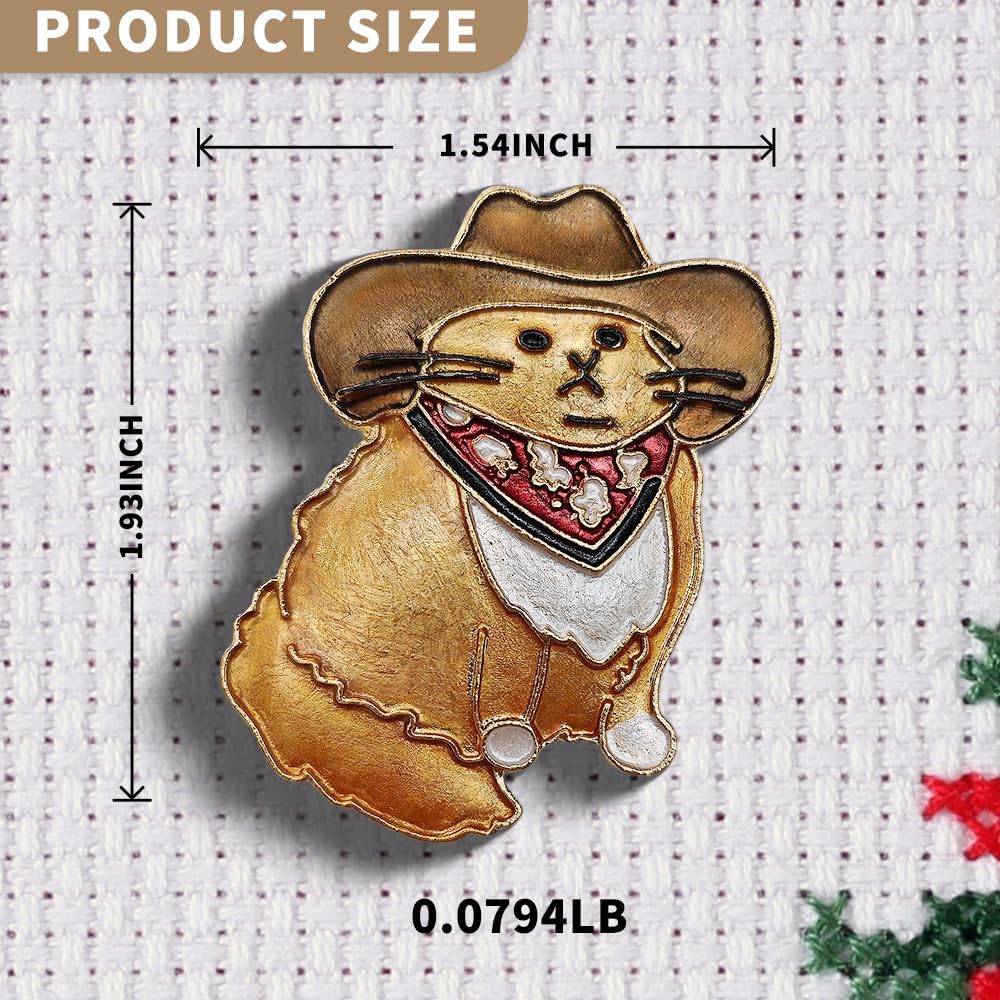 Needle Minder Magnet, Magnetic Needle Minder, Needle Minders Magnetic Cross Stitch Accessories, Magnetic Needle Holder, Life Tree, Butterfly, Cats, Owl, Heart (Garfield)