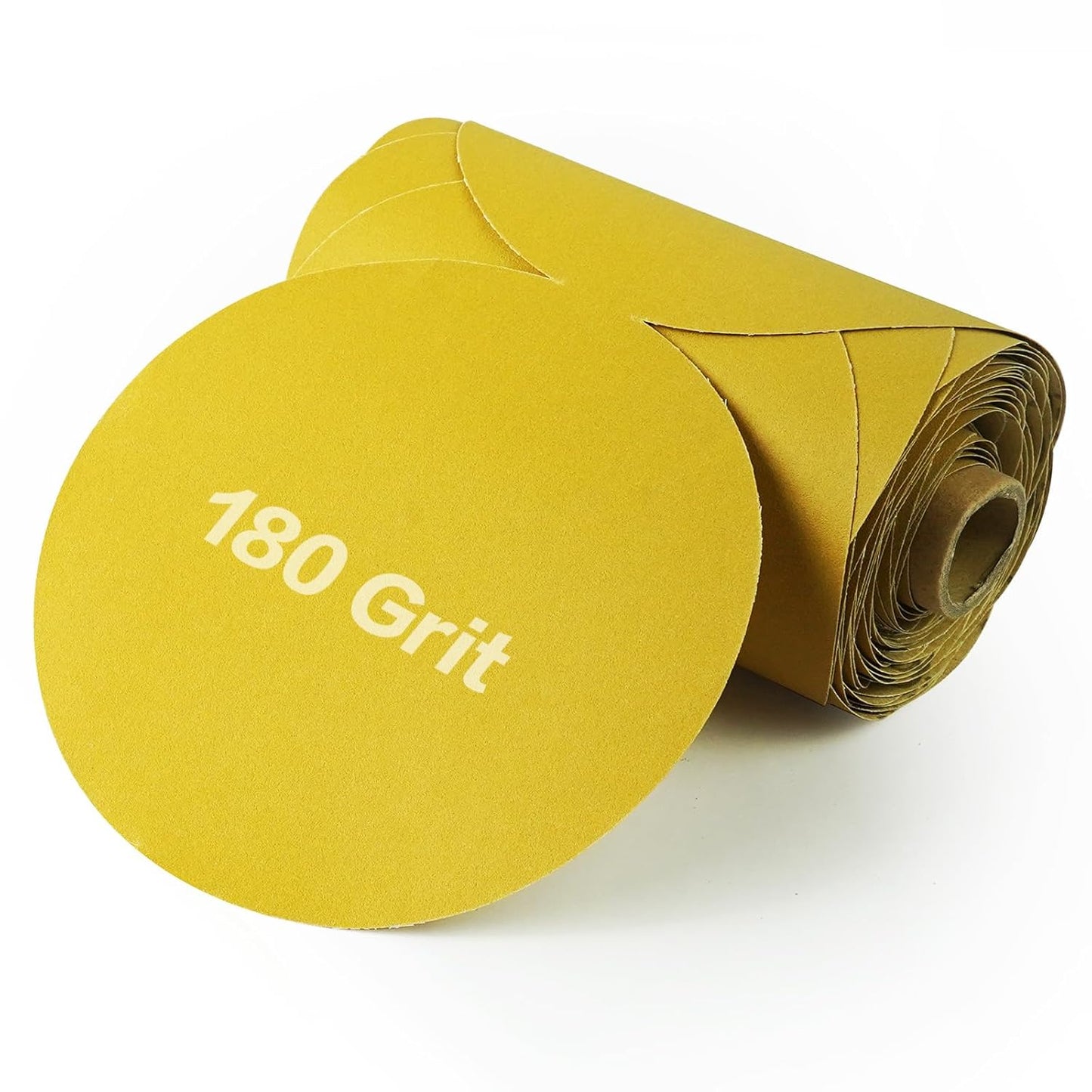 PSA Sanding Discs 6 Inch Adhesive Backed Sandpaper 100 Pack 180 Grit Self Adhesive Sanding Discs for DA Sander Self Stick for Wood, Auto Body Repair, Paint, Metal, and Plastic