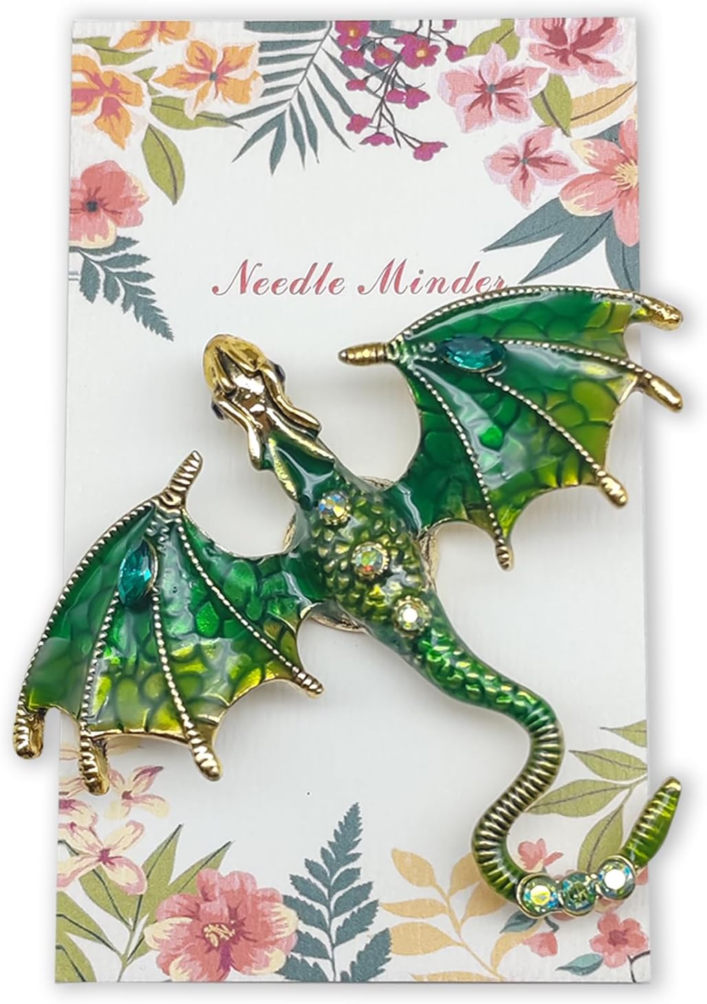 Large Dragon Needle Minder, Needle Minder Magnet, Magnetic Needle Nanny, Fantasy Needlework Accessories for Cross Stitch & Embroidery