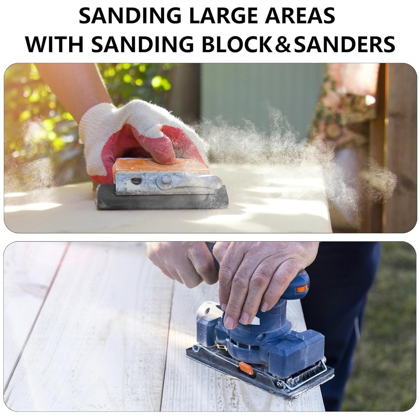 Sandpaper 8000 Grit, Wet Dry Sanding Sheets 9 x 3.6 Inch for Wood Furniture Finishing, Metal Sanding and Automotive Polishing, 14-Sheet
