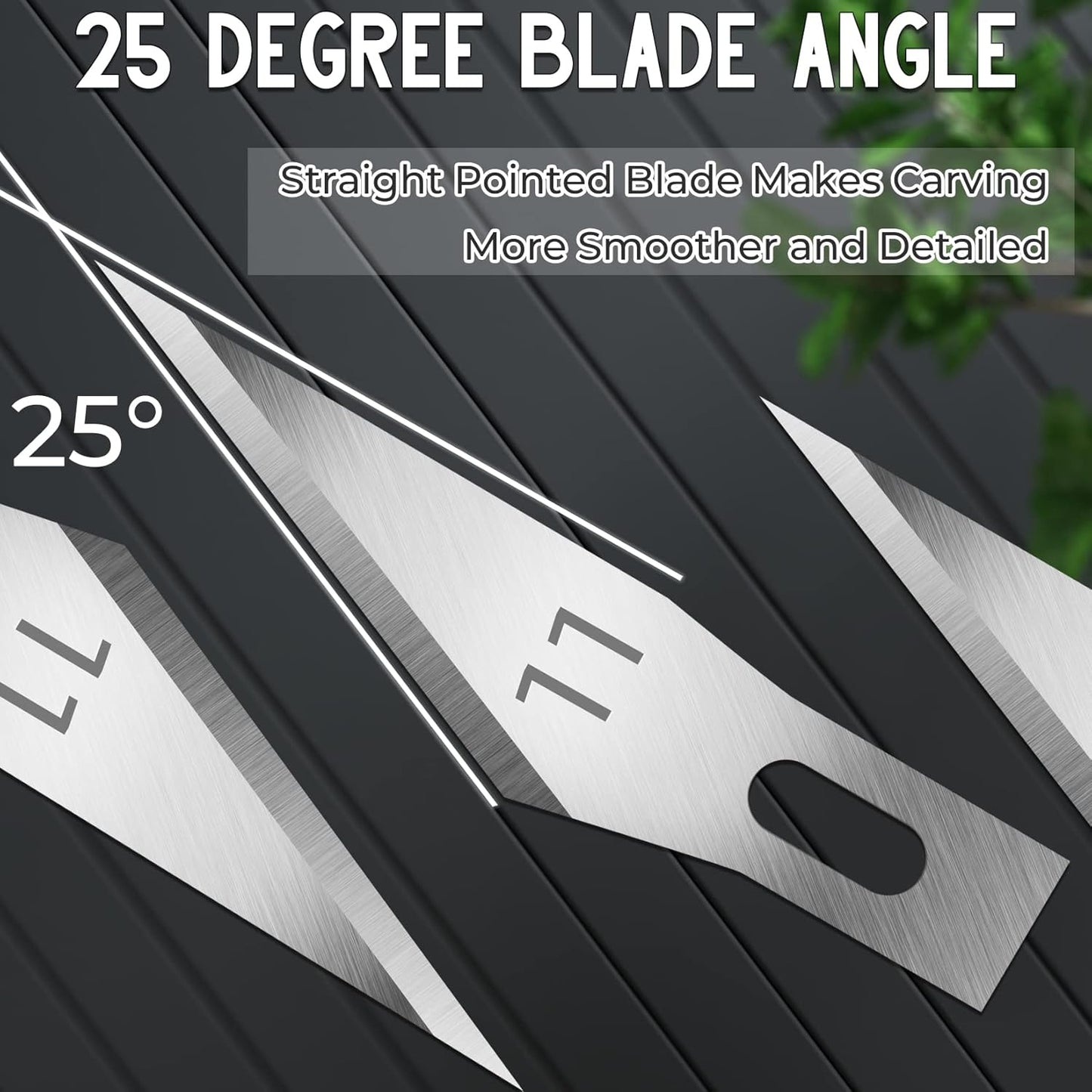 120 Pack Exacto Knife Blades 11, Craft Knife Blades Replacement, Exacto Blade 11, Hobby Knife Blade Refills for Art, Craft, Scrapbooking, Cutting, Carving