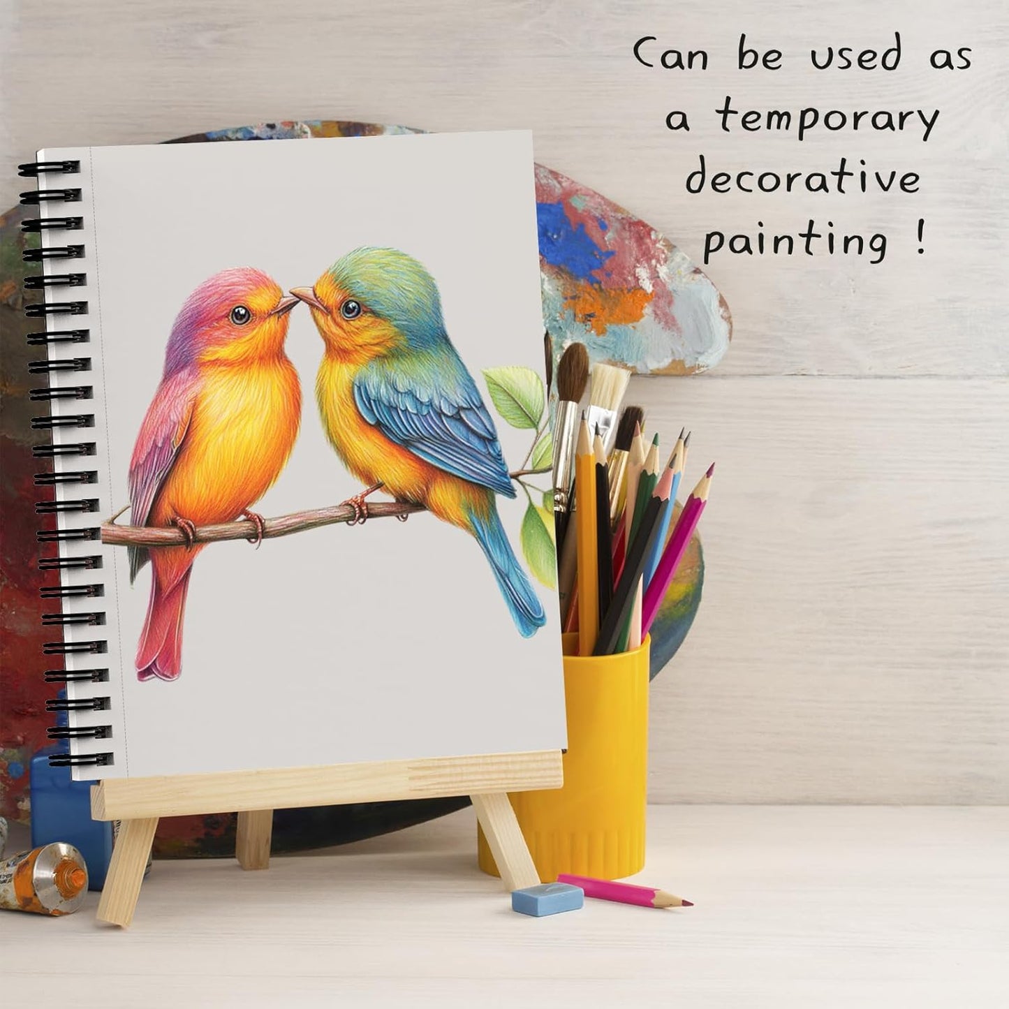 5.5" x 8.5" Sketch Book ，2 Pack 80-Sheets (68lb/100gsm)，Double-Sided Hardbound Sketchbook, Spiral Bound,Acid Free Paper Painting Drawing Writing Sketching Pad for Kids Adult Teens Girls Boys