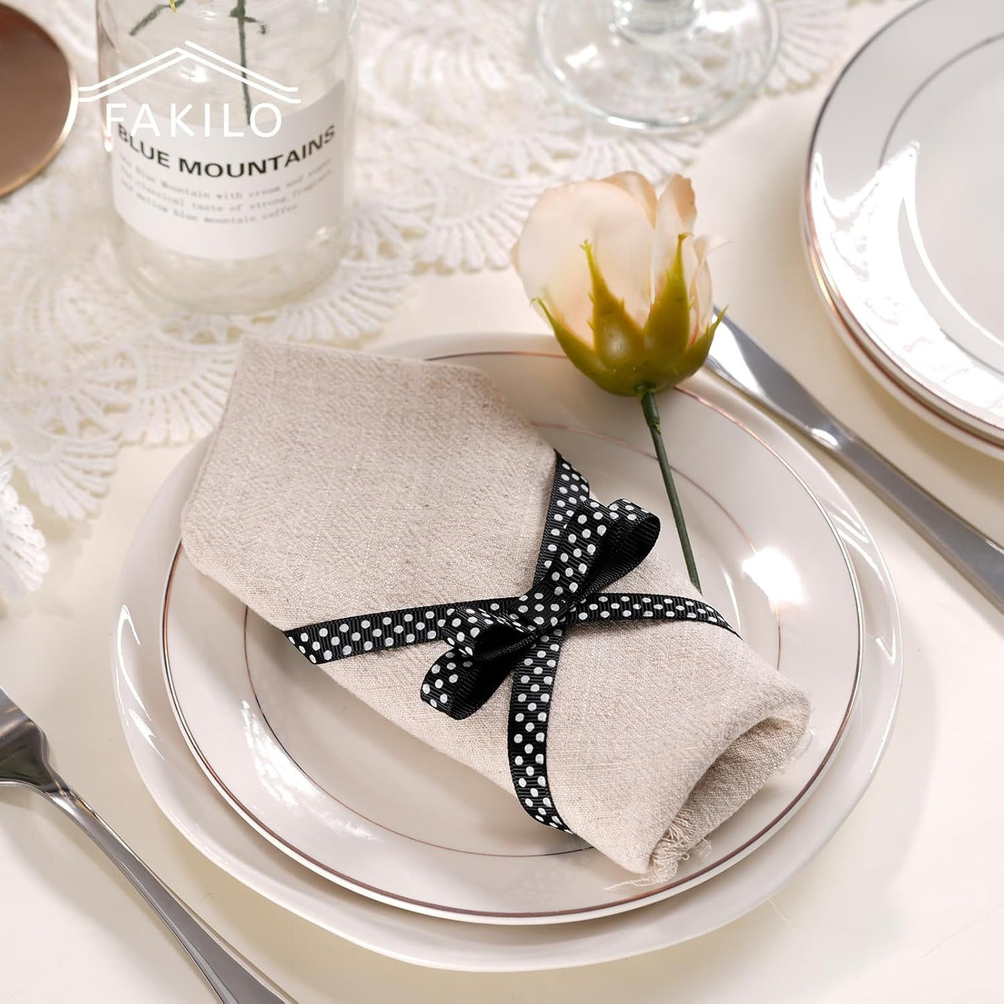 Polka Dot Grosgrain Ribbon 3/8 Inch, 25 Yards Spool Black and White Dot Craft Ribbon for Christmas Gift Wrapping DIY Crafts Hair Bows Wedding Party Decor Sewing and Home Decoration