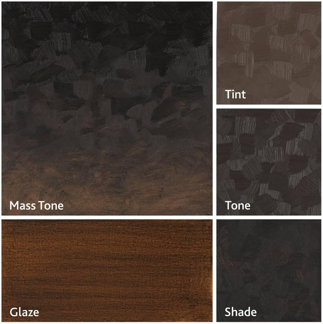 Tusc & Pine Artist Oil Paint - Burnt Umber Cool, 40 ml, Non-Yellowing, Rich & Creamy Consistency, Maximum Pigment Load, Small Batch Milled Oil Paints Made in the USA for Professional Artists