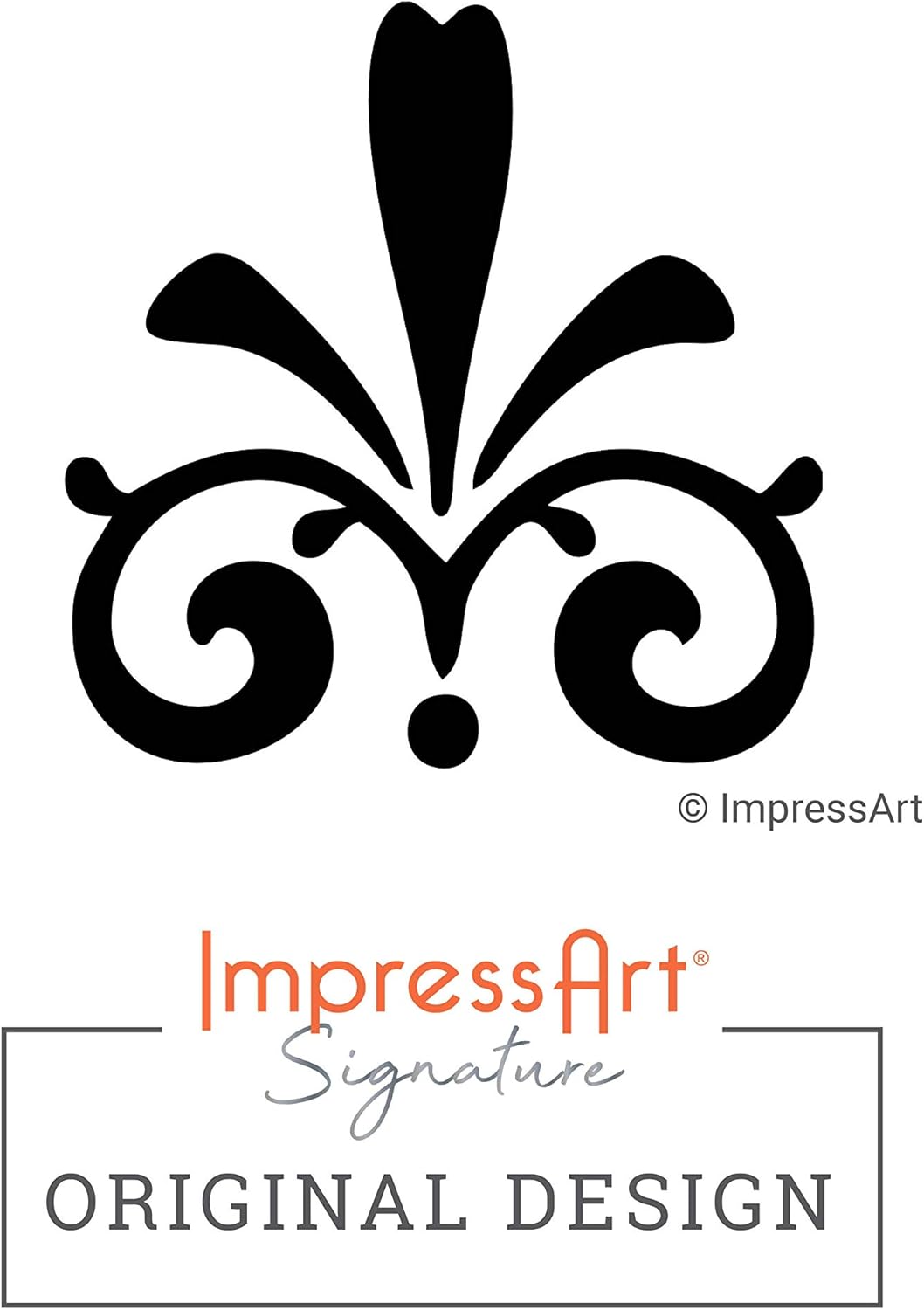 ImpressArt - Flourish G Signature Metal Design Stamp, 3mm