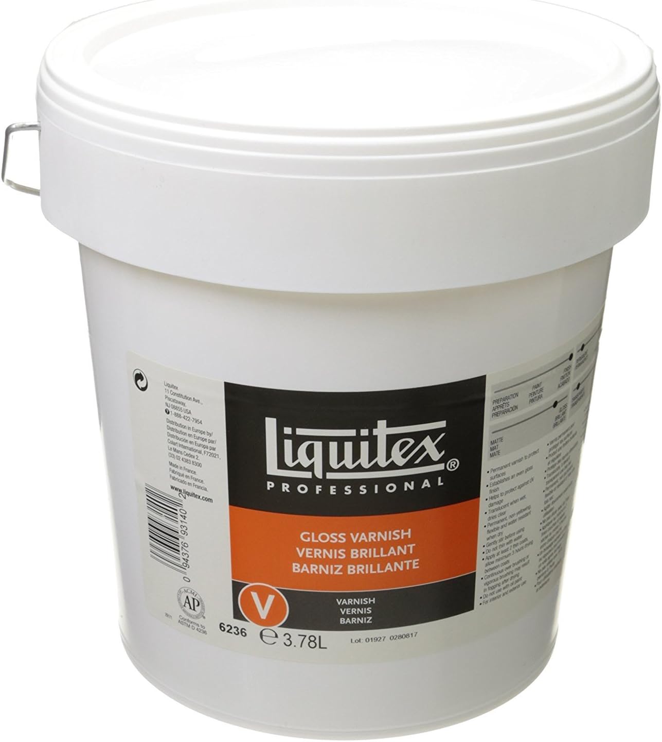 Liquitex Professional Gloss Varnish, 3.78L (128-oz)