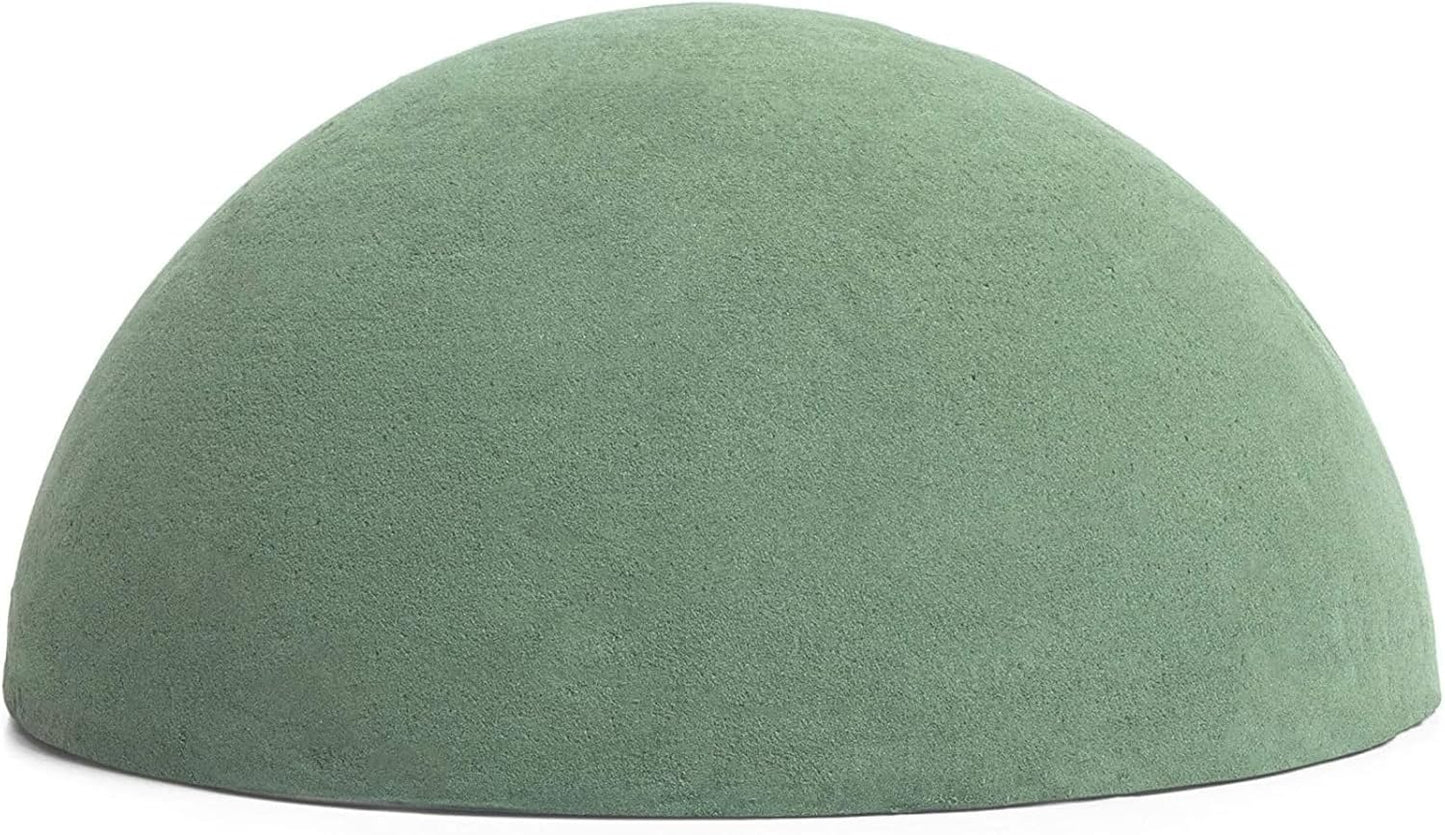 Bright Creations Flower Foam Round Half Balls - 7.8-Inch, 2-Pack - Sphere & Dome Shapes for Floral Arrangement & DIY Craft - Floral Foam Spheres