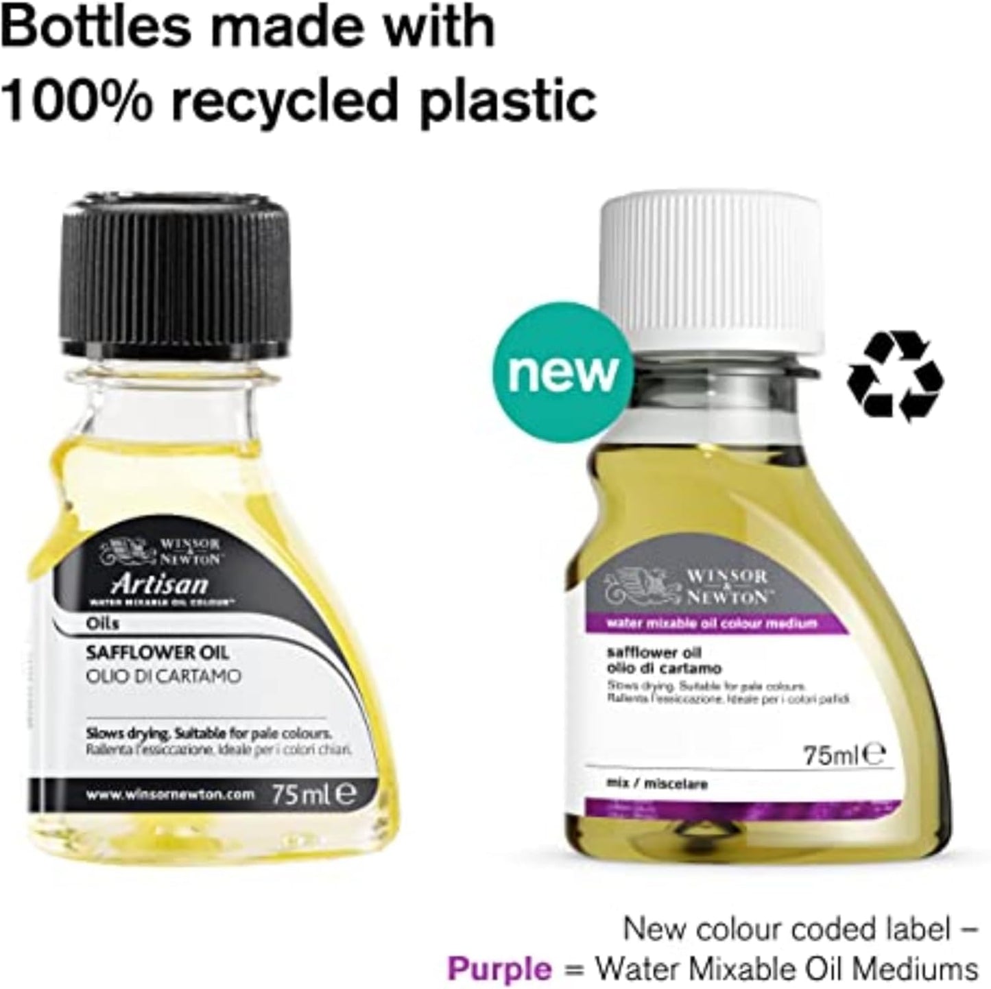 Winsor & Newton Artisan Safflower Oil, 75ml (2.5-oz) bottle