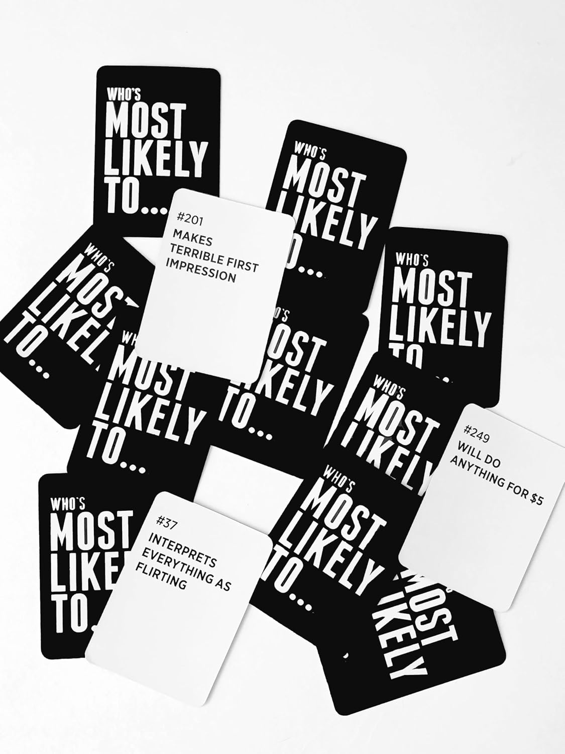 DSS Games Who's Most Likely to...Kinda Clean Family Edition [A Party Game | Great for Adults, Teens & Kids | Halloween, White Elephant Gift, Stocking Stuffer | Game Nights & Big Groups]