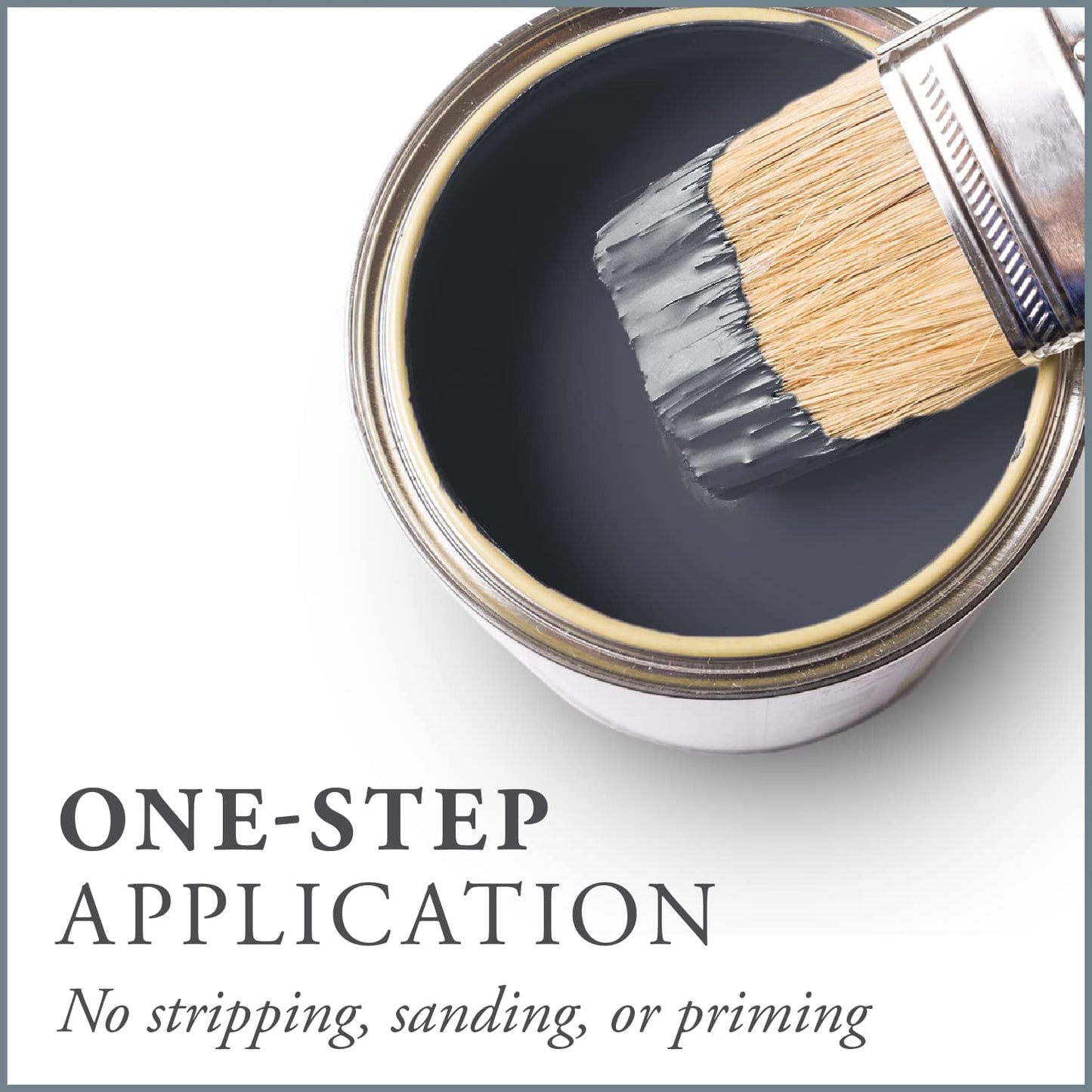 AMY HOWARD AT HOME Chalk-Based One Step Paint for Furniture, Cabinetry, Decor, Finish, and More | No Stripping, Sanding, or Priming | Dark Base | 16 Ounce | Good Man is Hard to Find