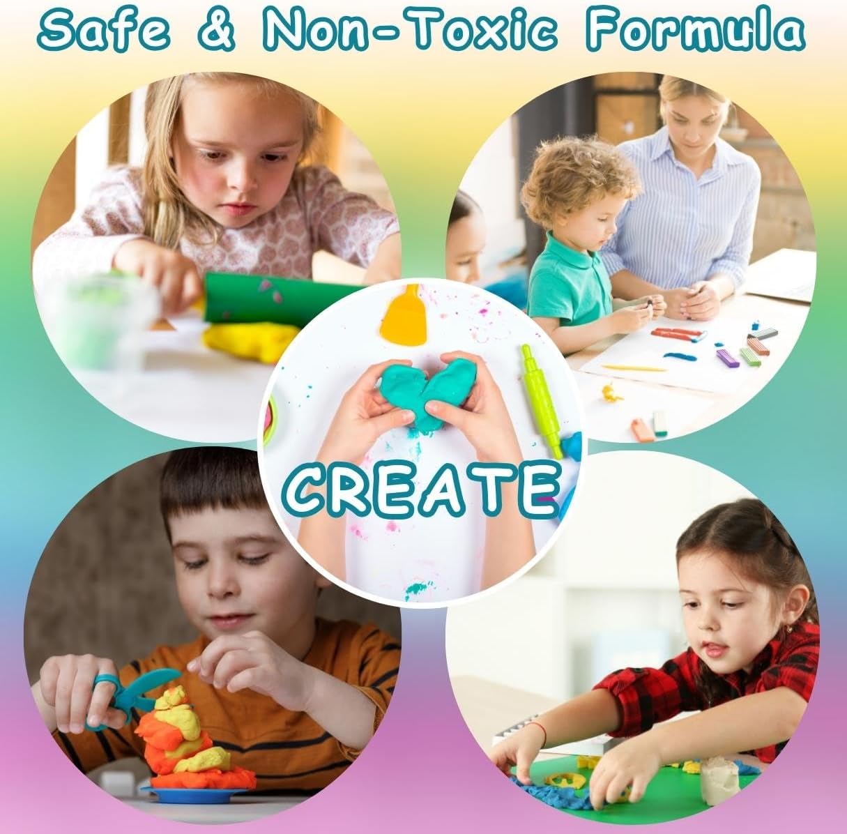 36 Color Air Dry Foam Clay for Sculpting and Cosplay Set - Ultralight, Soft, and Pliable Air Dry Modeling Clay Clay Foam - Safe and No Baking Required