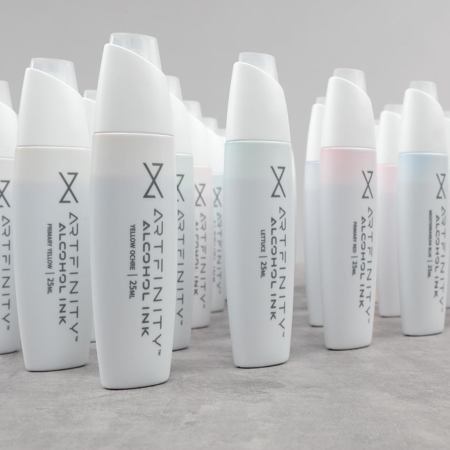 Alcohol Ink - Earth Tones Set, 8 Pieces | 10 Sheets 9x12 Multimedia Paper | Fast-Drying, Permanent, Transparent Alcohol Inks for Gloss Paper, Glass, Metal | 25 ml Bottles | Copper Ink Pen