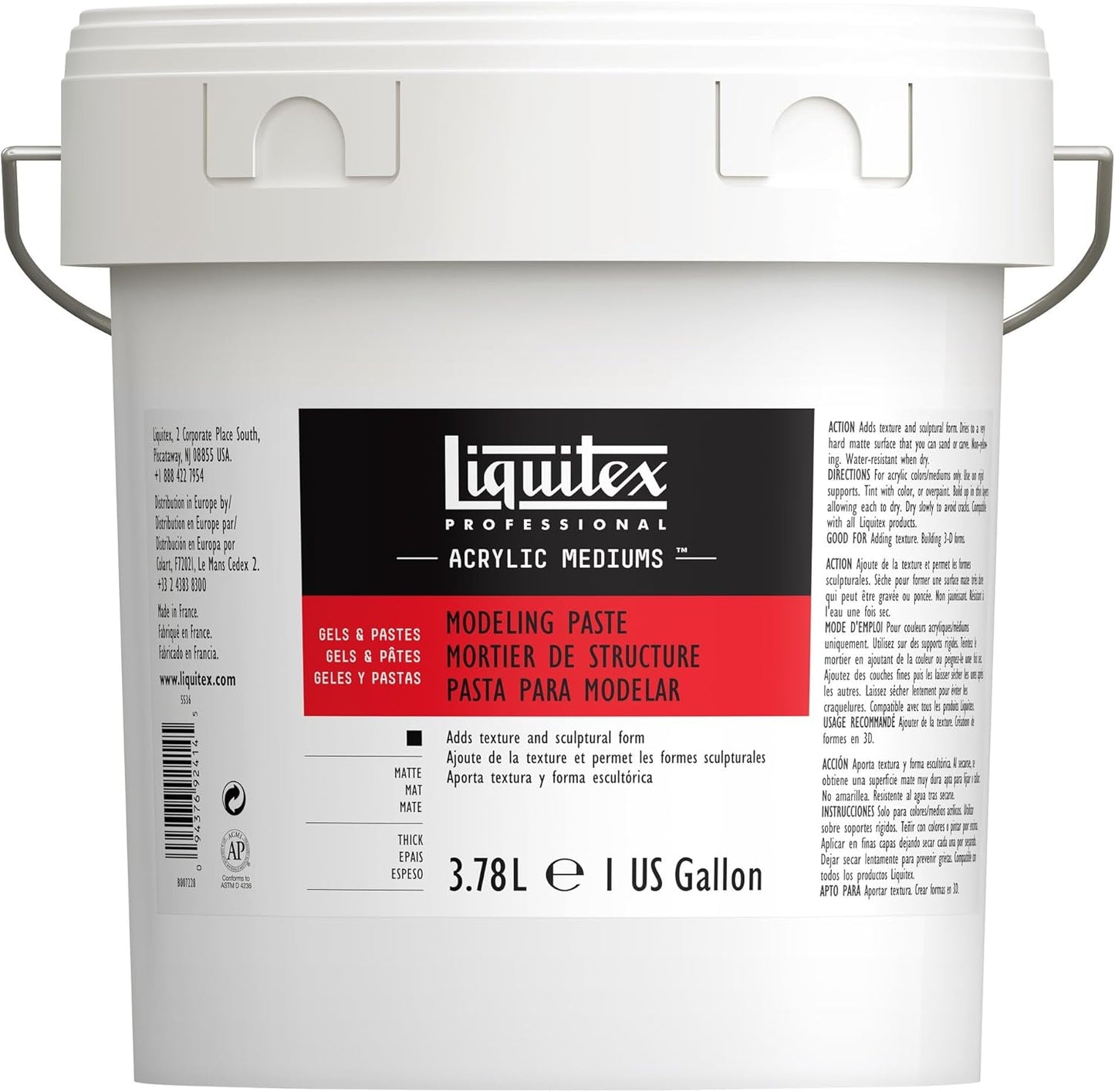 Liquitex Professional Modeling Paste, 3.78L (128-oz)