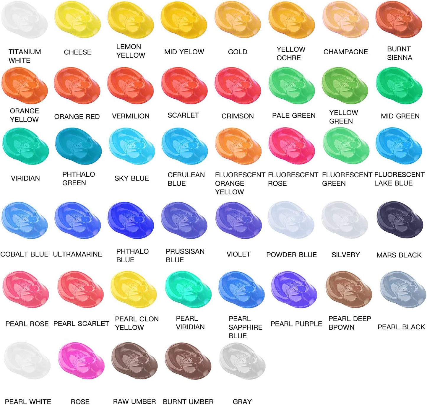 GOTIDEAL Acrylic Paint Gray Tubes(120ml, 4.1 oz) Non Toxic Non Fading,Rich Pigments for Painters, Adults & Kids, Ideal for Canvas Wood Clay Fabric Ceramic Craft Supplies (Gray)