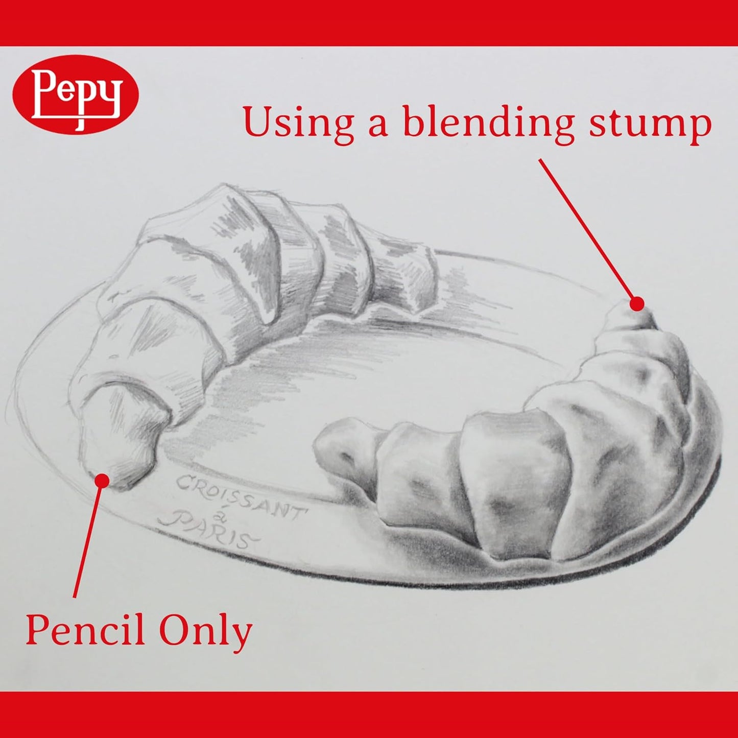 Pepy 6 PCS Blending Stumps for Drawing, Shading, Blending, Charcoal, Graphite, Colored Pencil, Pastel, Oil Pastel; Art Blenders for Paper Sketch Drawing