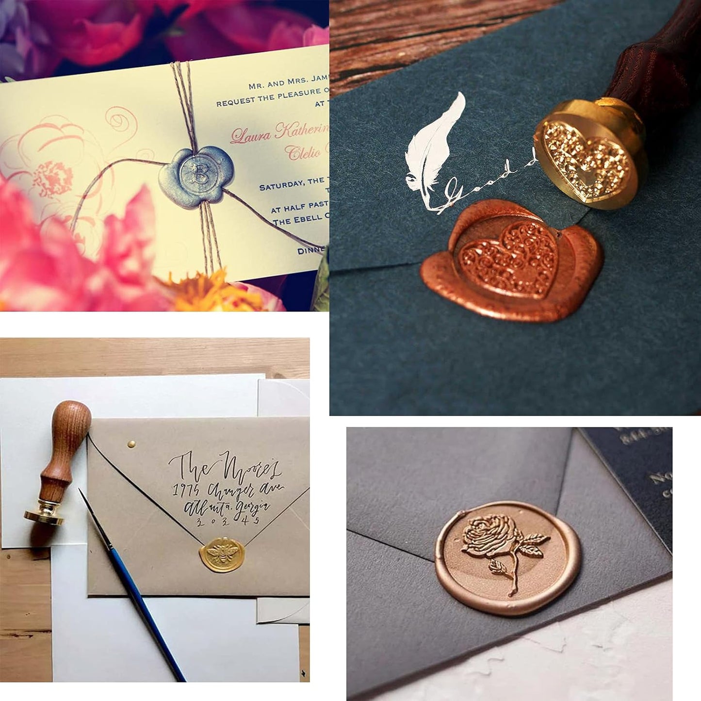 12 Pieces Sealing Wax Sticks with Wicks for Letter Seal Wax Stamp,Wedding Invitations, Packaging Decoration,Christmas Gift Ideas (Color A)