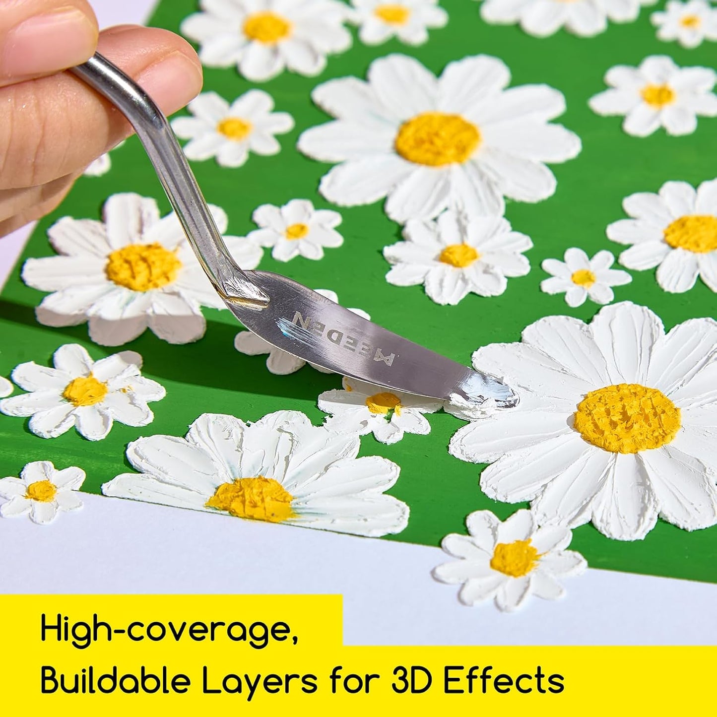 MEEDEN Soft White Oil Pastels: 6 Pcs Oil Pastels for Artists Beginners Adults - Smooth Oil Pastel Crayons for Art Supplies, Painting, Drawing, Blending, Layering, Shading