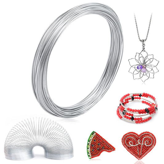 18 Gauge Aluminum Wire for Crafting - 52 Ft Bendable Sculpting Wire, Tarnish Resistant for Jewelry Making, Sculpture & DIY Art Crafts (1mm Thickness)