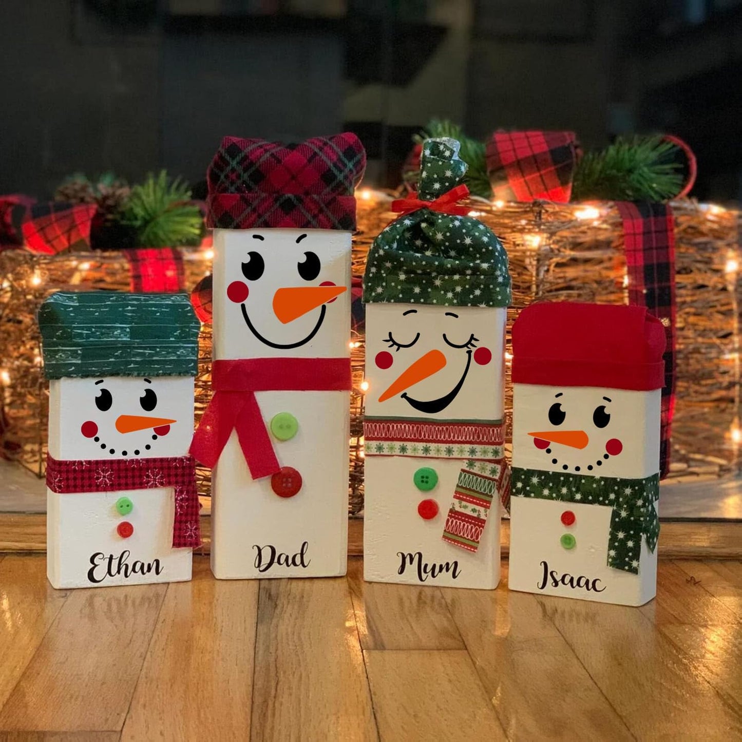 Snowman Face Stencils Christmas Stencils for Crafts Reusable Xmas Holiday Stencil for Painting on Wood Window T-Shirts Fabrics Decor CH