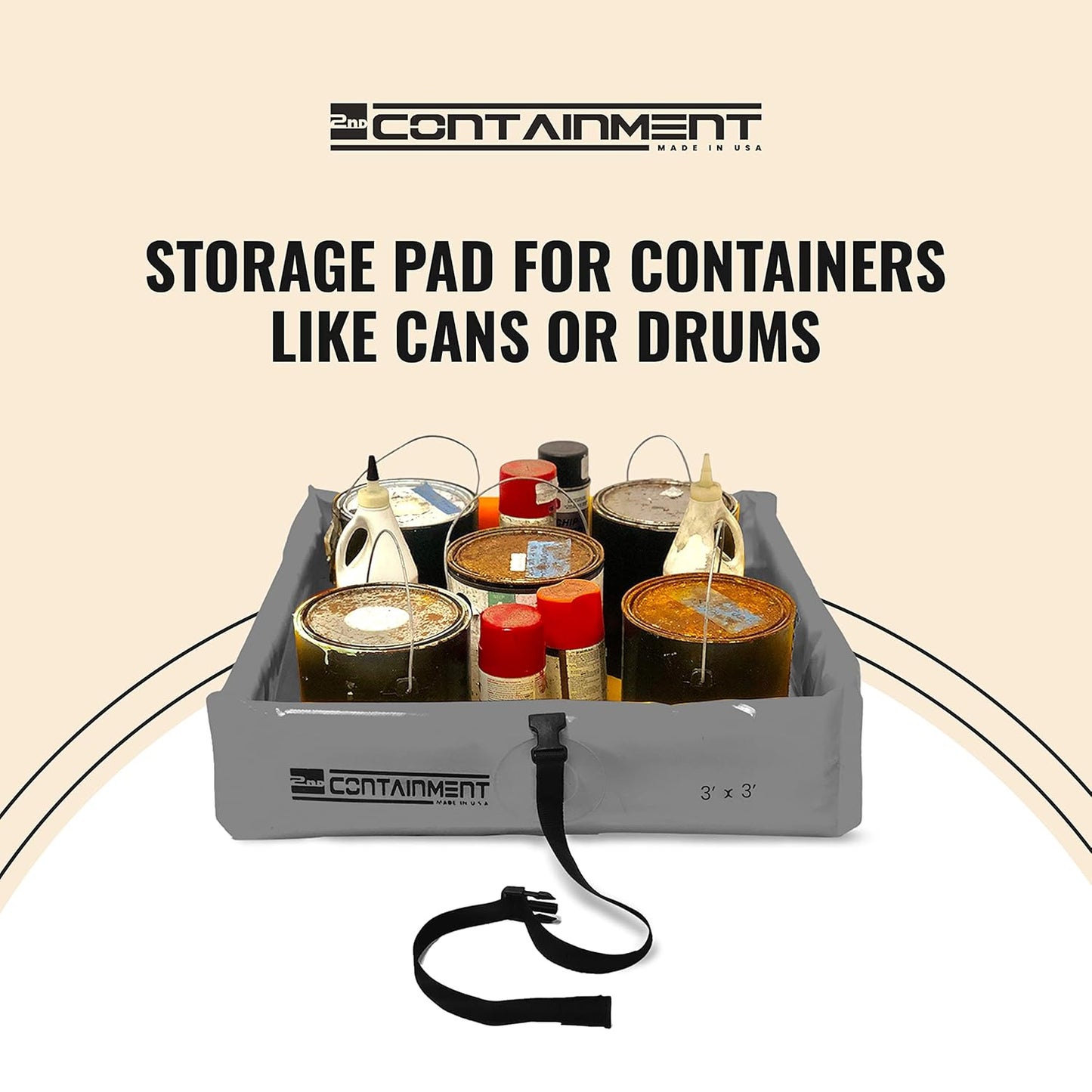 Folding Duck Ponds (Grey, 3' x 3')