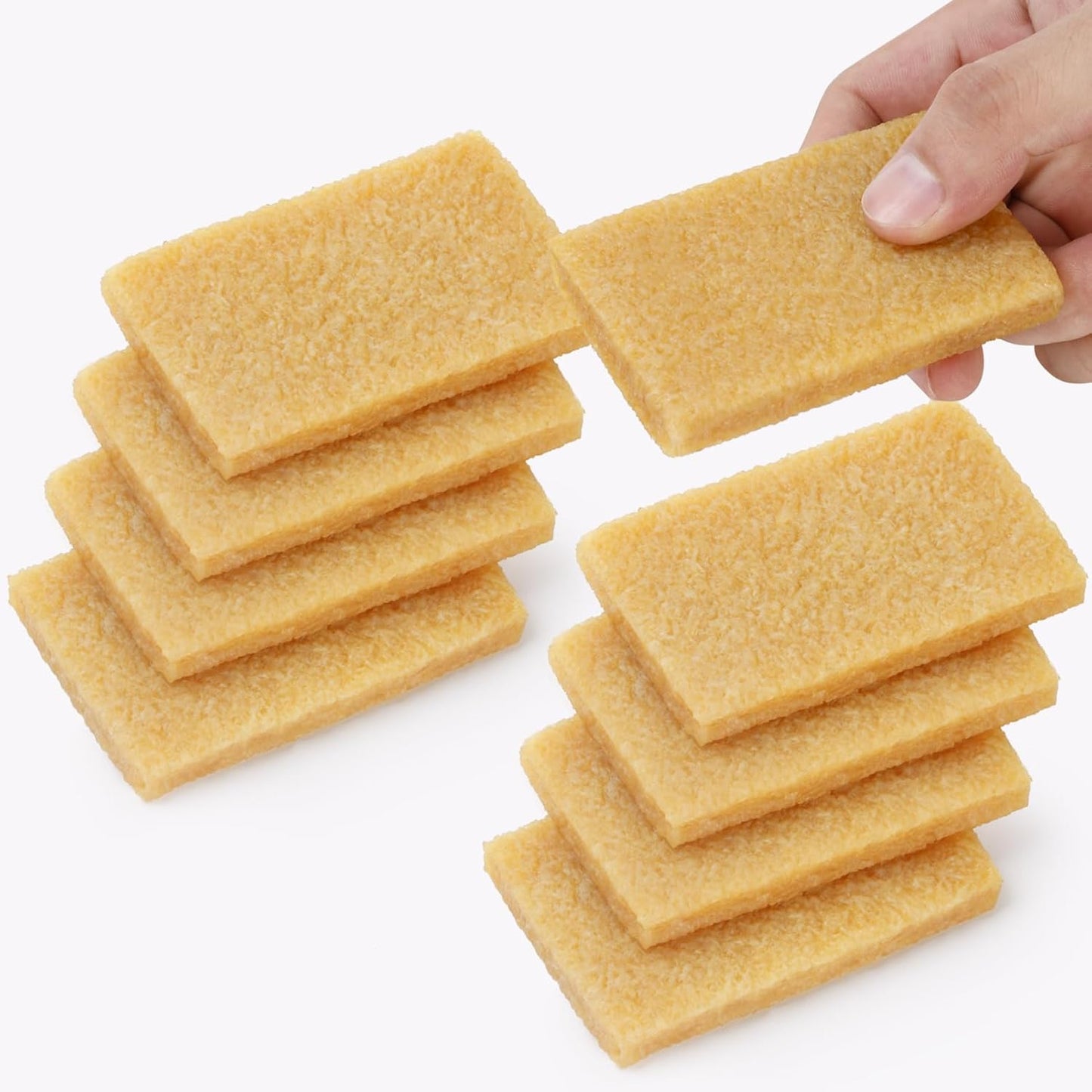 9PCS Artist Adhesive Remover Erasers - Natural Rubber Lift Tool for Glue, Sticker & Oil Paint Residue on Paper, Canvas, Plastic - Crafting & Painting Correction