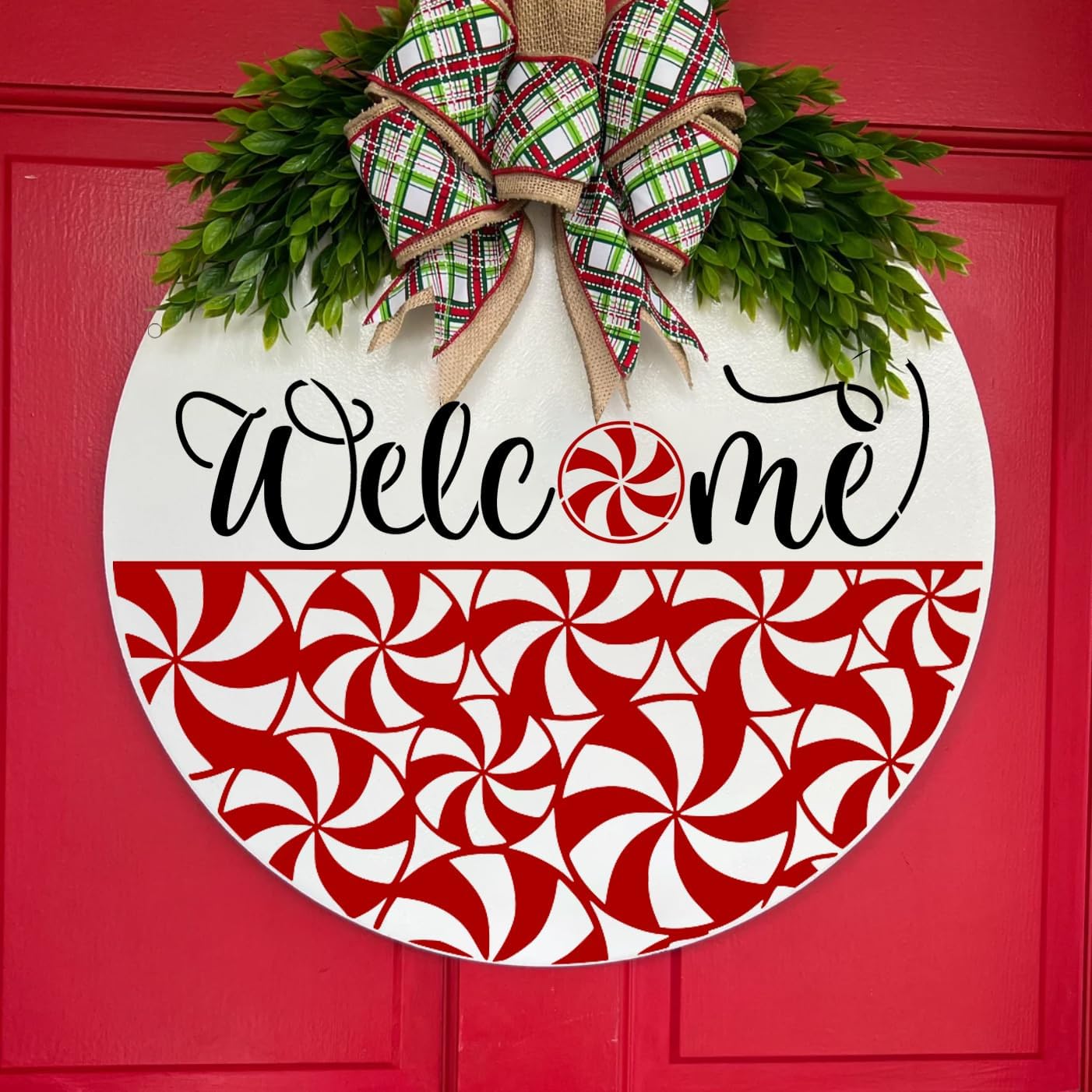 Christmas Stencils for Painting on Wood 12” Christmas Doormat Stencil Xmas Holiday Stencils for Crafts Door Mats Porch Door Decor