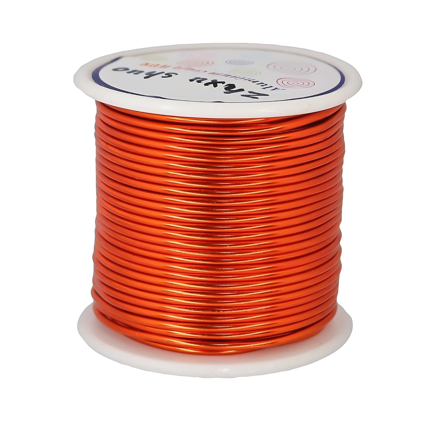 12 Gauge(2mm) Aluminum Wire 35 Yards Anodized Metal Wire for Bonsai Armature Crafting Sculpting Jewelry Craft Making Beading Floral (Orange, 12 Gauge)