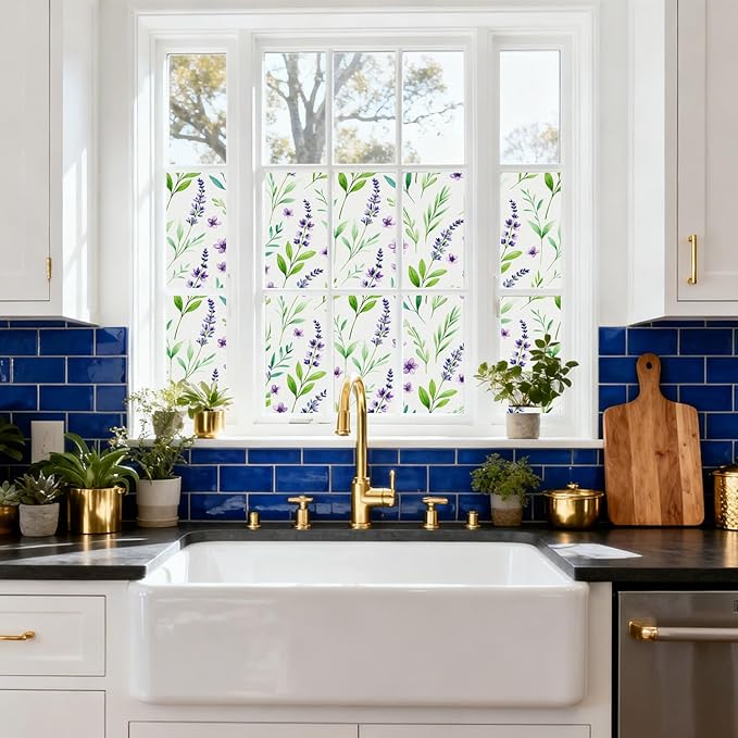 Frosted Glass Window Frosting Film Window Privacy Film One Way Privacy Windows Clings Static Cling Home Room Bathroom Spring Decor Car Decorations Tint Door Cover Renter Friendly Stickers