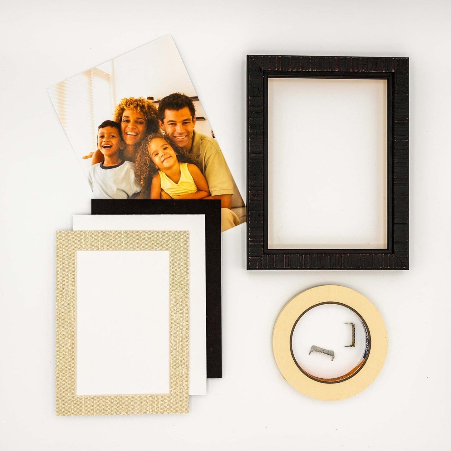 11x14 Mat Bevel Cut for 8.5x11 Photos - Acid Free Fresh Linen Canvas Precut Matboard - For Pictures, Photos, Framing - 4-ply Thickness