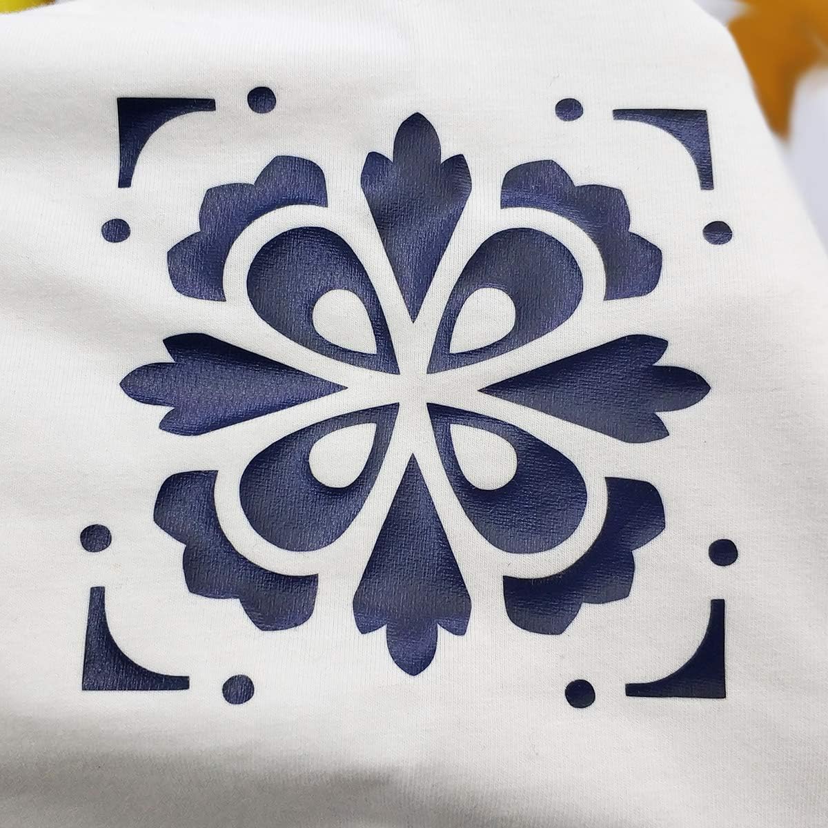 Guangyintong Navy Blue Heat Transfer Vinyl Rolls, 12" x 8ft - Iron On Vinyl for T-Shirts, Glossy Surface, Easy to Cut & Weed