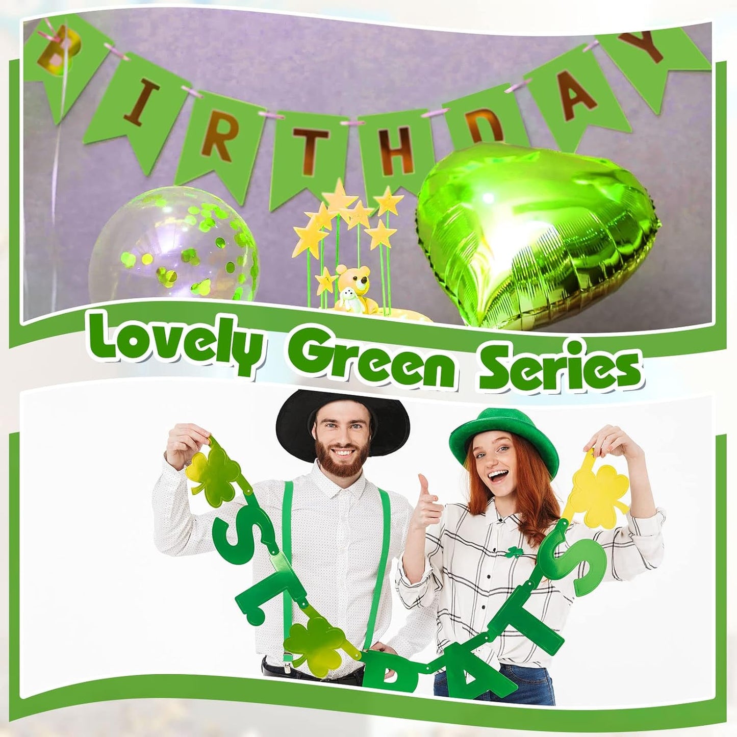 Sinmoe 100 Sheets 5 Shades Cardstock Paper 8.5 x 11 Inches 180gsm Solid Core Printer Paper for Scrapbooking DIY Arts Crafts Making Office Home Supplies(Green Series)