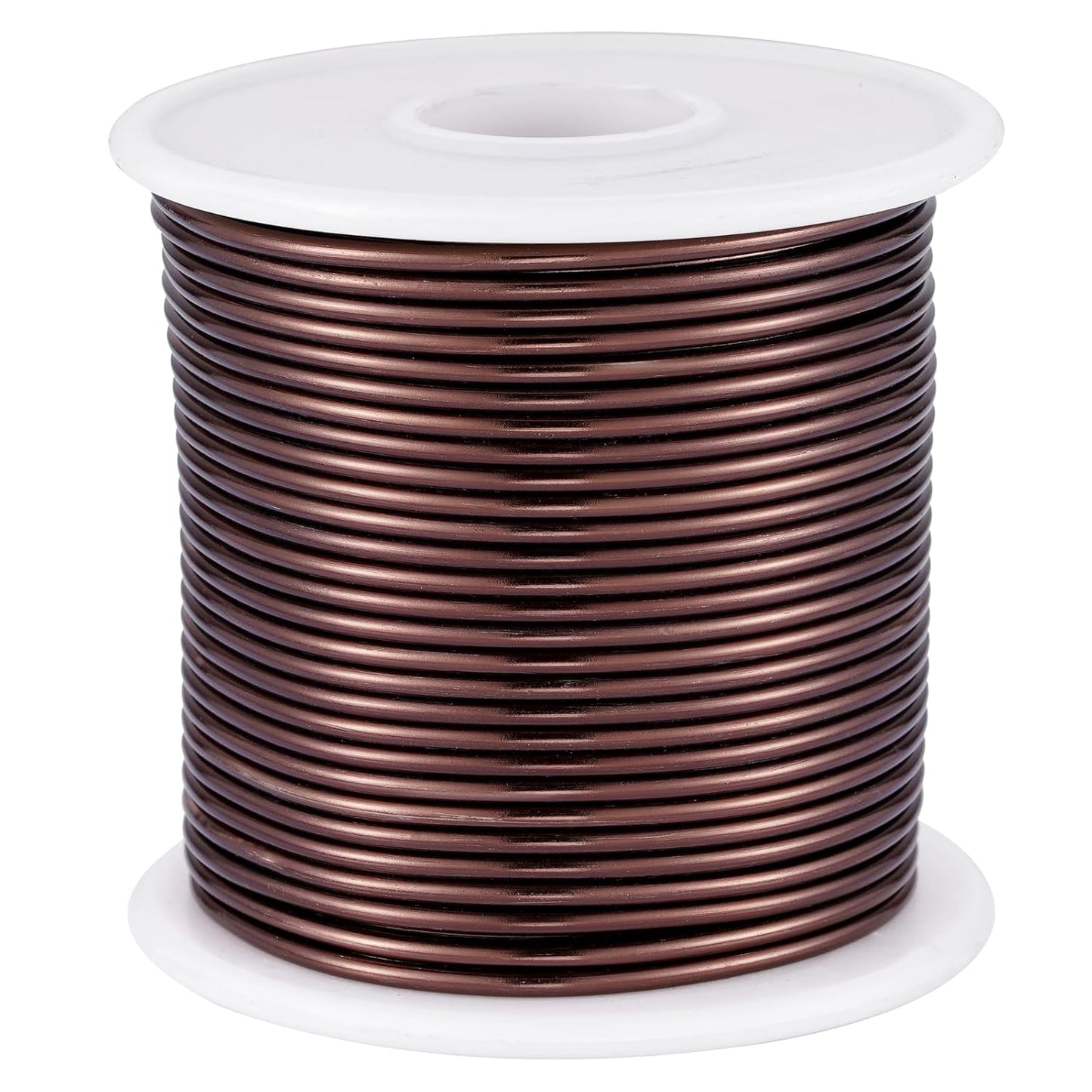 12 Gauge Light Brown Aluminum Craft Wire (105FT) - Anodized for Jewelry Making, Beading Floral, Plant Gardening, Sculpting & Modeling Craft Wire (Light Brown #18, 2mm)