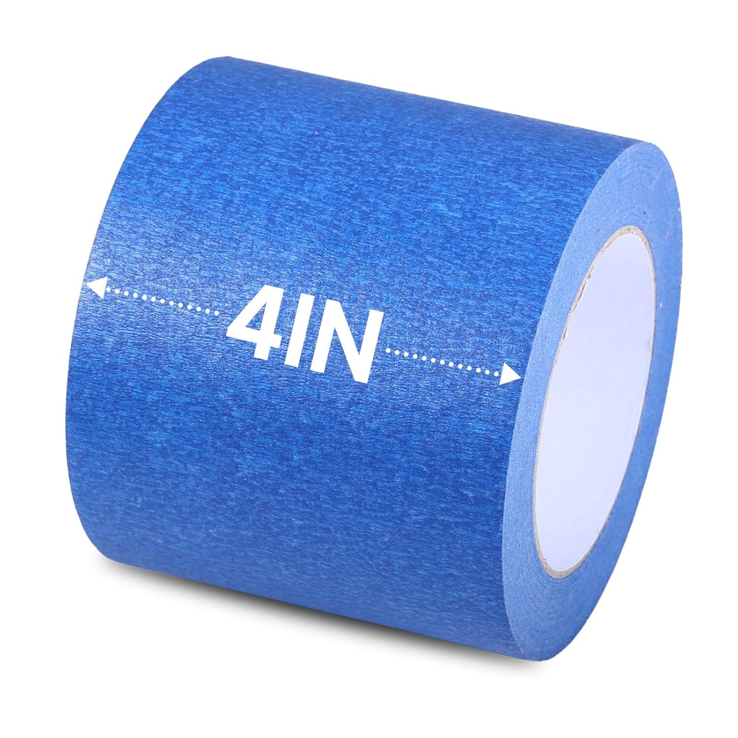 Wide Blue Painters Tape, 4 Inch x 55 Yards, Wide Masking Tape for 3D Printing, Laser Cutting, Painting, Crafting, Labeling, Packing, Office, School, Home Use, Removes Cleanly for 21 Days