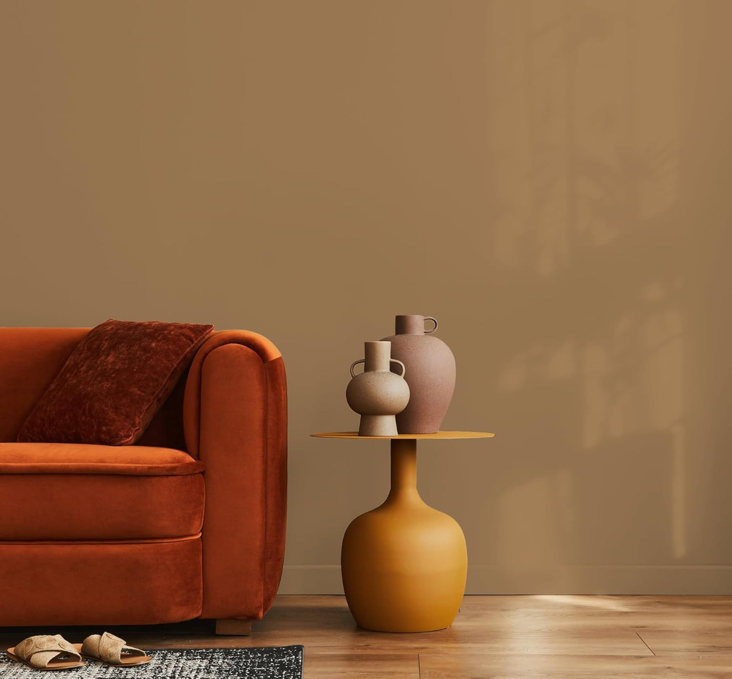 EVOLVE Paint & Primer: Environment-friendly, Low Sheen with One-coat Coverage for Interior & Exterior surfaces (Autumn Brown, 1-Gallon)