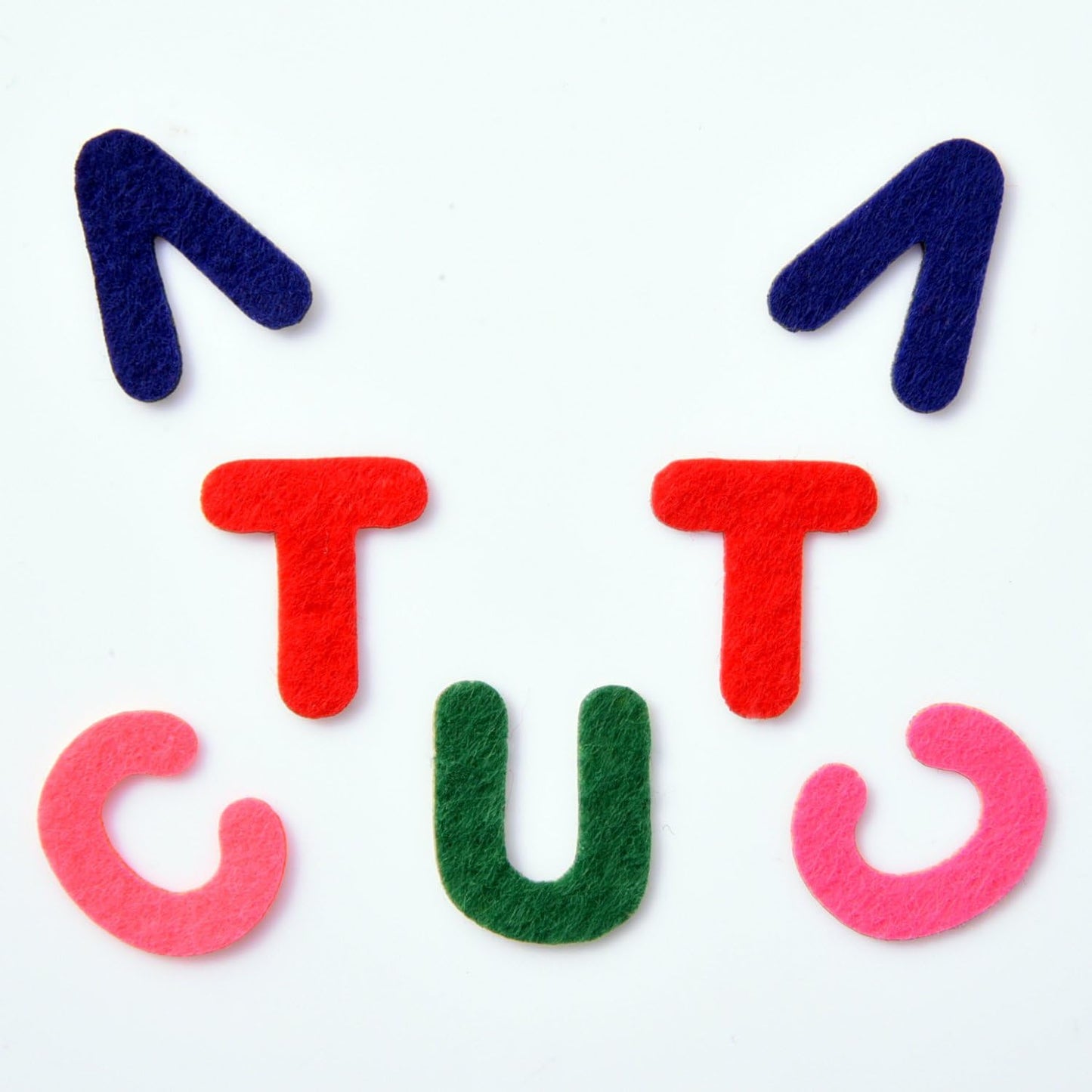 Outus Felt Letters Stickers Self-Adhesive Alphabet Letters for Kids DIY Craft 500 Pieces, 1 Inch Assorted Colors
