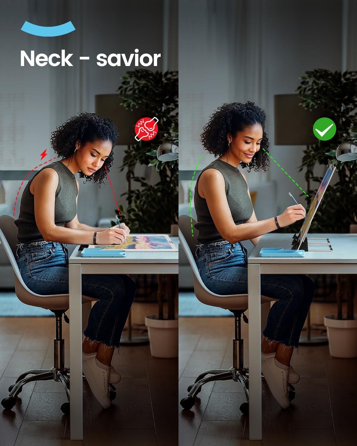 ARTDOT A3 LED Light Pad for Diamond Art Kits for Adults, USB Powered Light Board Kit, Adjustable Brightness with Diamond Painting Tools Detachable Stand and Clips