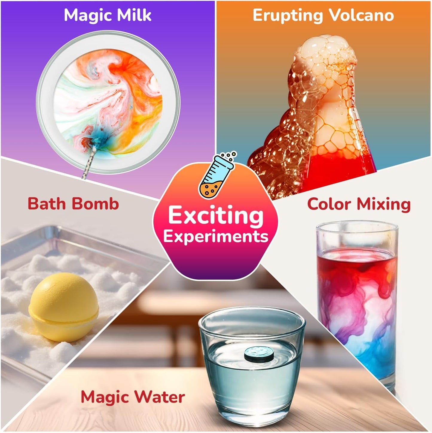 Smartivity My First Science Experiment Kit for Kids Ages 6, 7, 8, 9, 10, 11, 12 Years | 50+ Experiments I Christmas, Birthday Gift I Science Projects for Boys & Girls, STEM Toys for 6-12 Years