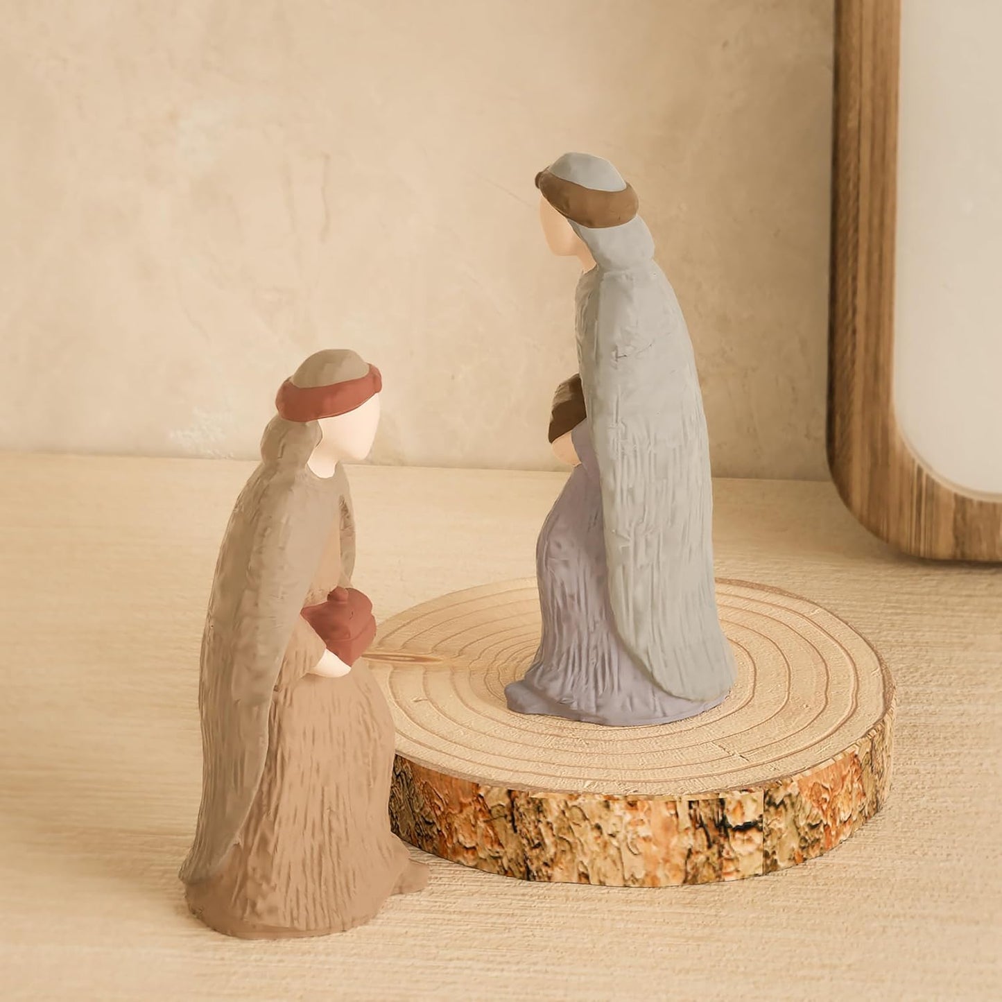 Nativity Scene Molds - Jesus, Maria, Angel & Nativity Designs - Resin Casting & Silicone Molds for Candle Making & Home Decor Wave Candle Mold