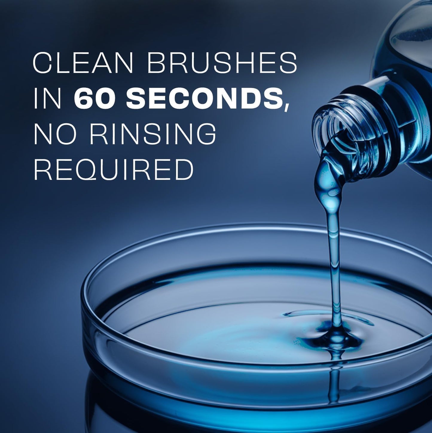 Original Makeup Brush Cleaner - Professional Cleanser for Makeup Brushes - Quick-Drying, Rinse-Free Formula - Removes Stubborn Waterproof Make Up, 16 oz