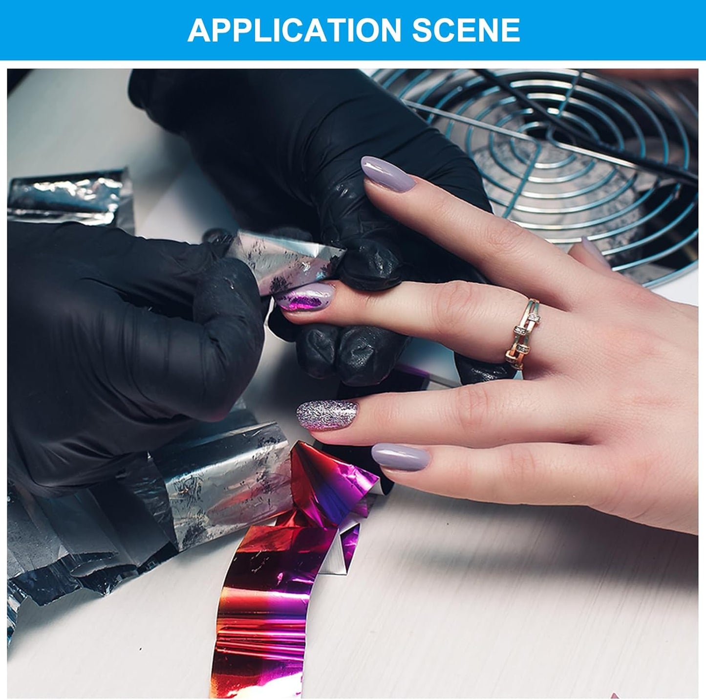 PATIKIL 5"x400Ft Hot Stamping Foil Paper, Heat Transfer Hot Stamping Paper Foil Roll for Leather DIY Logo Decor Craft Gift Package Scrapbook Card, Dark Gold