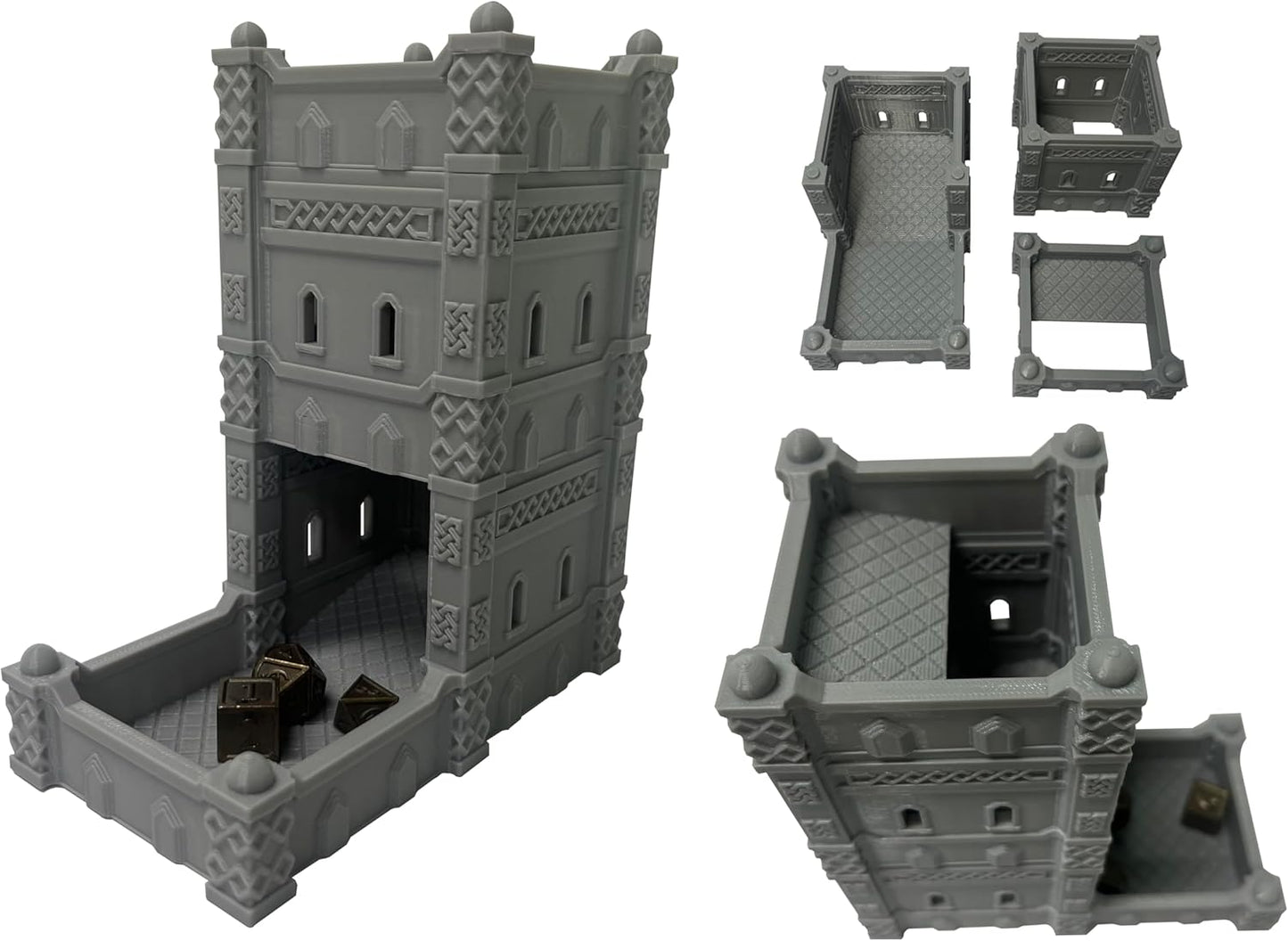HAUTICO Dwarf Dice Tower Terrain Scenery for 20-28mm Miniatures Wargame, D&D Table Top Game Paintable