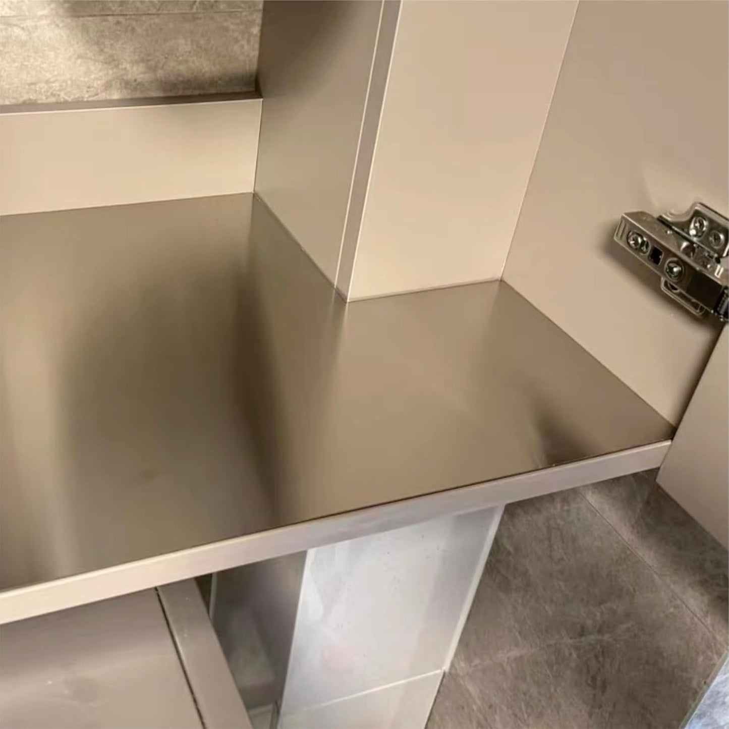 316L Stainless Steel Sheet 8x12x0.031 (23 Ga) 2 Pack, Brushed Metal Plates for Home DIY, Jewelry Making, Model Building - Rust Resistant, Cut-to-Size Ready