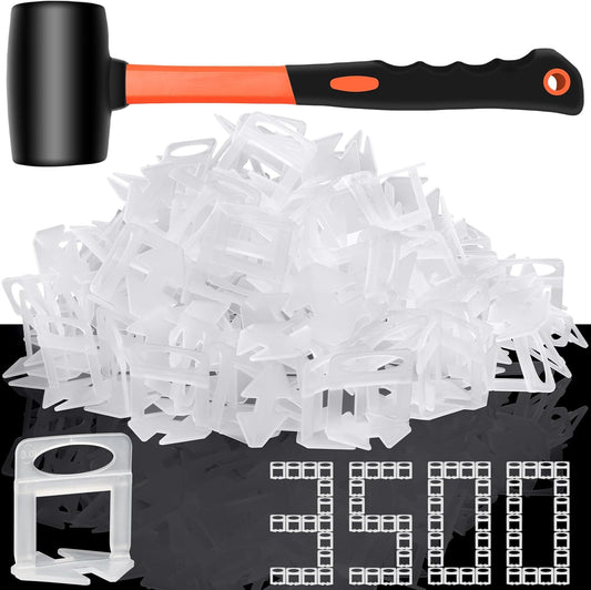 DGSL Tile Leveling System, 3500-Piece Tile Spacers Clips 1/8 Inch Tile Tools, Tile Installation Tools for Professional Ceramic Tile and Stone Installation