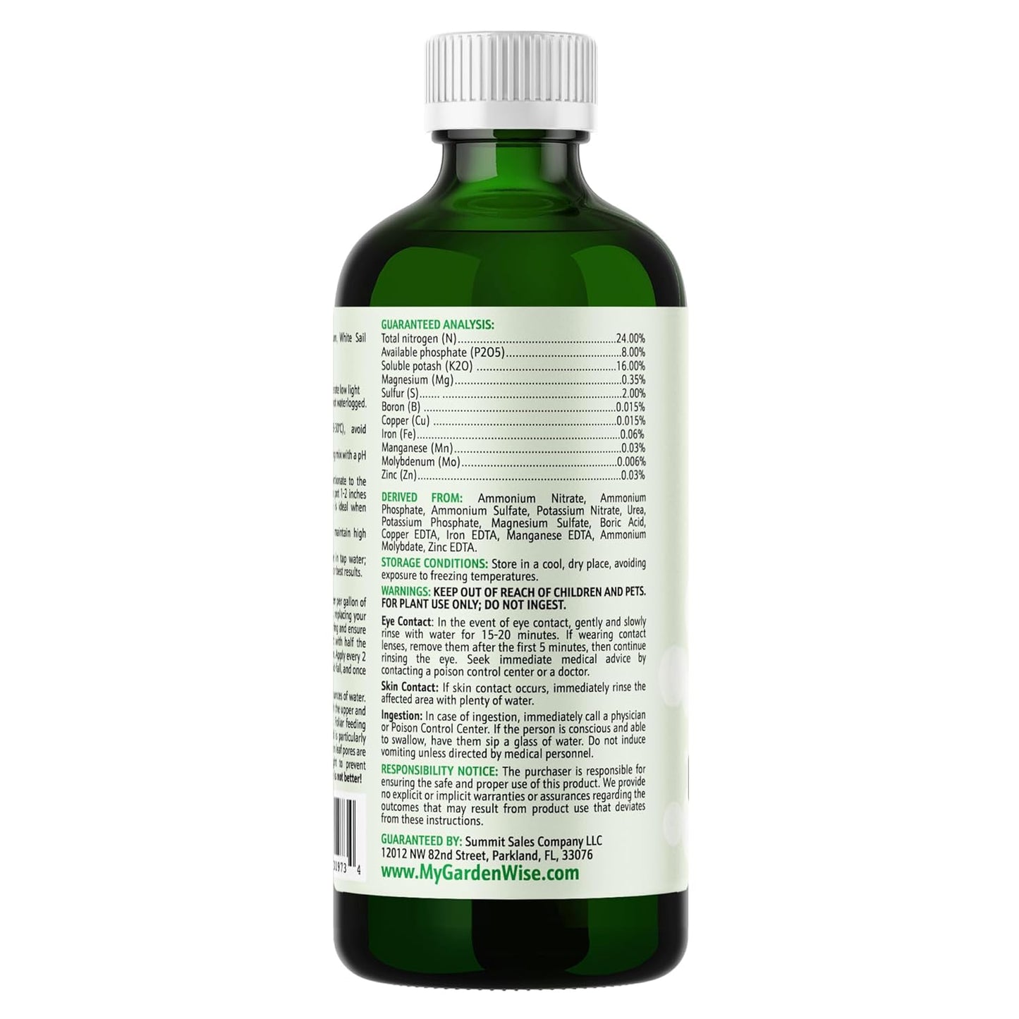 Peace Lily Fertilizer: 3-1-2 Liquid Fertilizer with Essential Micronutrients - The Ultimate Food for Spathiphyllum, Perfect for Indoor Plants (16 OZ)