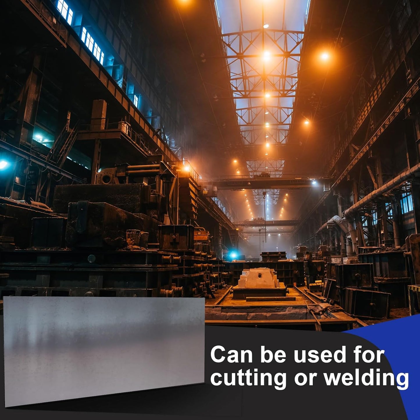 Hicarer 12 x 24 Inch A36 Carbon Steel Sheet 0.08" Thickness Length 14 Gauge Hot Rolled Steel Plate for Automotive Sheet Metal, Furniture or Industrial, Unpolished (Mill) Finish