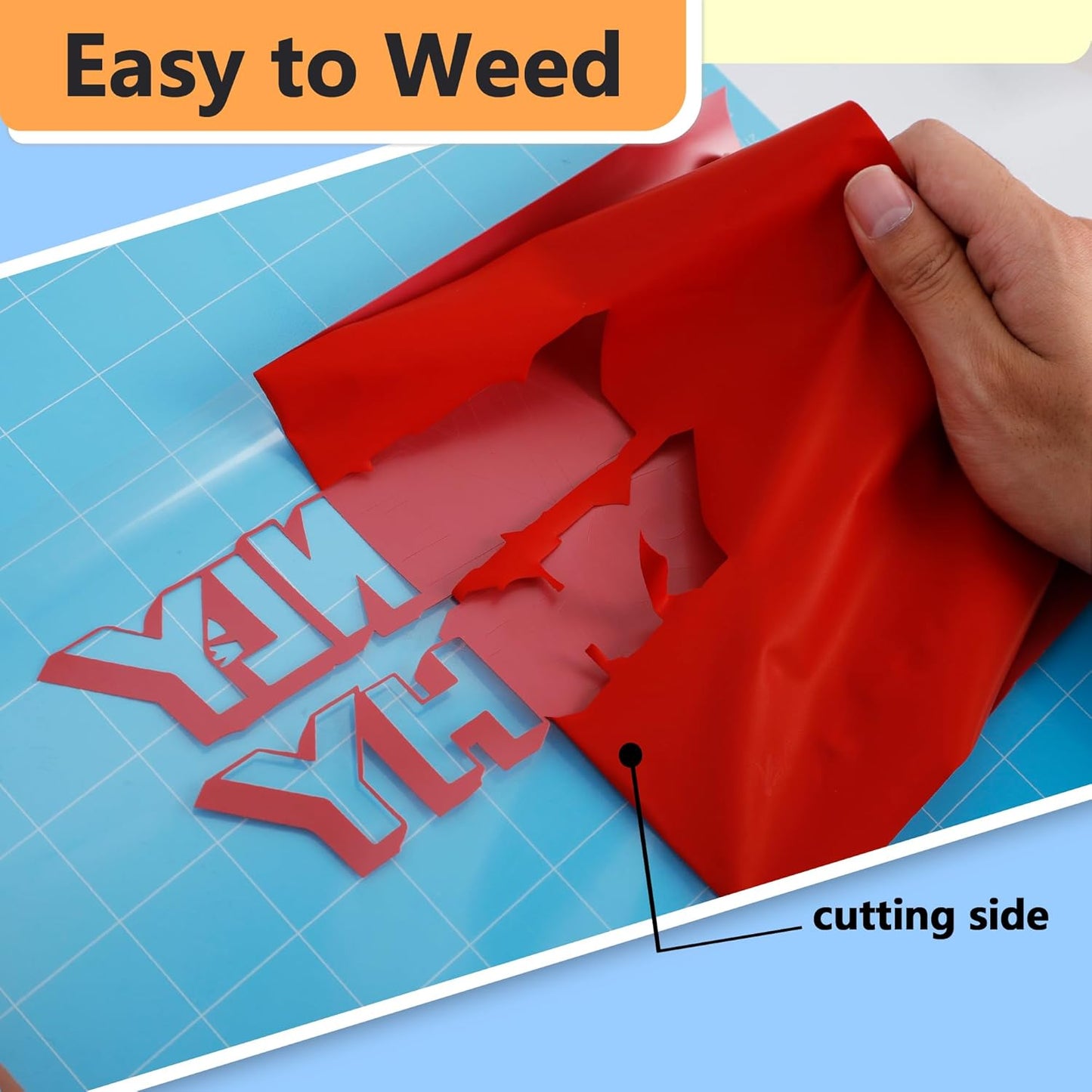 RENLITONG Matte Red Iron on Vinyl Roll - 12Inch x 13ft HTV Heat Transfer Vinyl for T-Shirt, HTV Rolls for All Cutter Machine - Easy to Cut & Weed for Heat Transfer Design