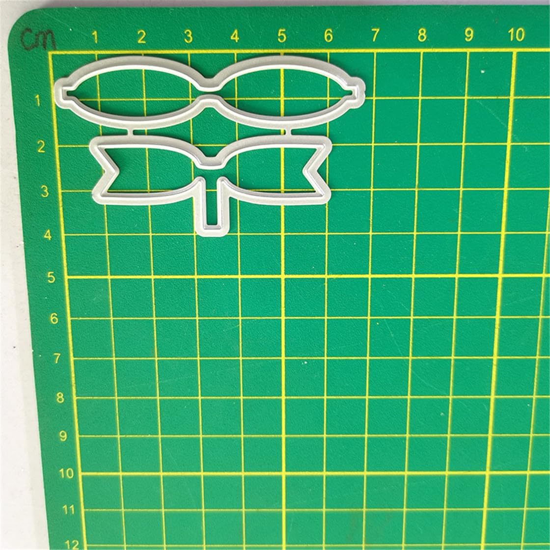 Ammsochy Cutting Dies Metal Stencils Scrapbooking Tools DIY Craft Carbon Steel Embossing Template for Paper Card Making Album Arts Crafts Supplies (Mini Bow tie-6.8x4cm)